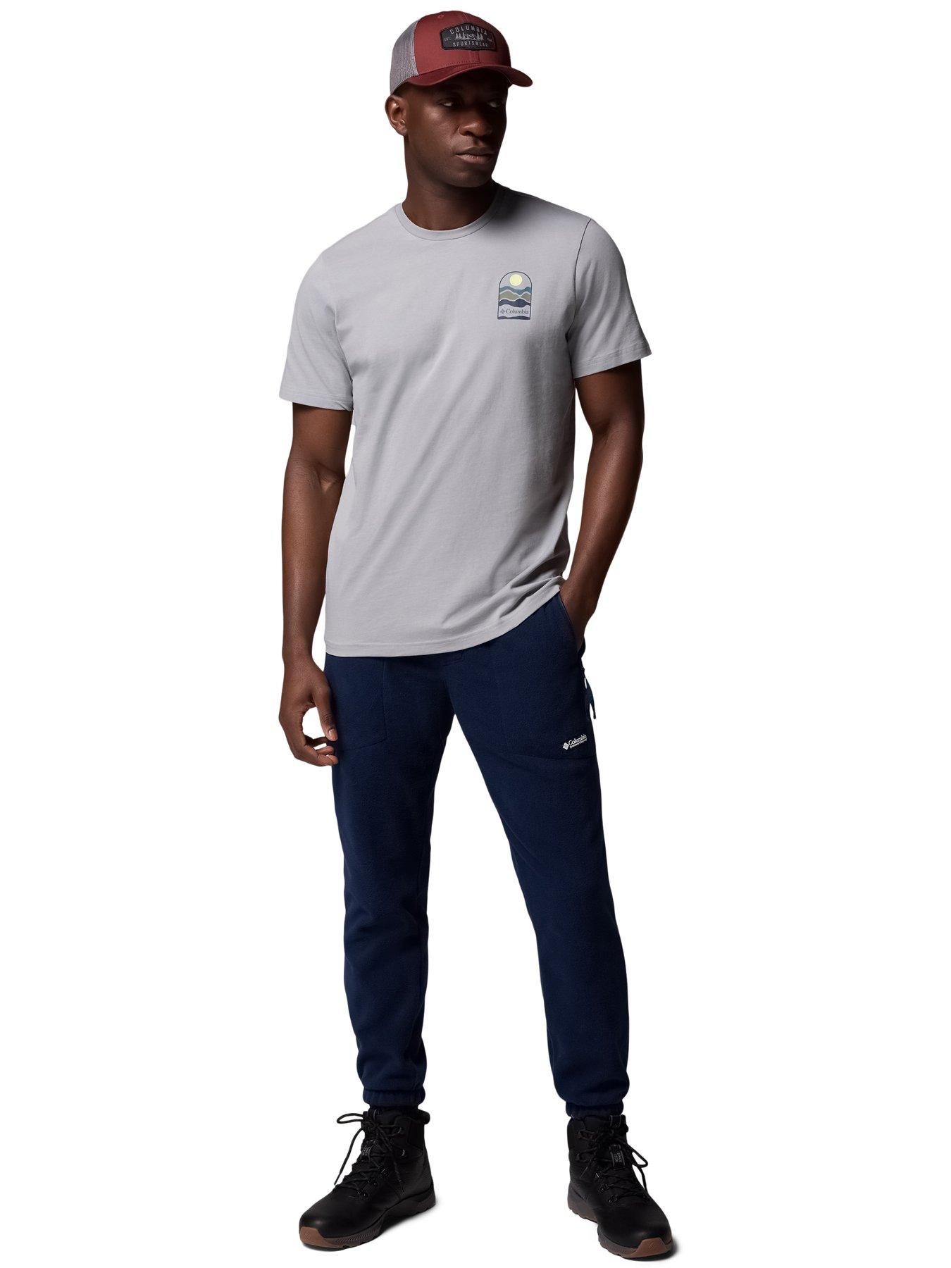 Image 3 of 6 of Columbia Men's Explorers Canyon Back Short Sleeve T-Shirt - Grey