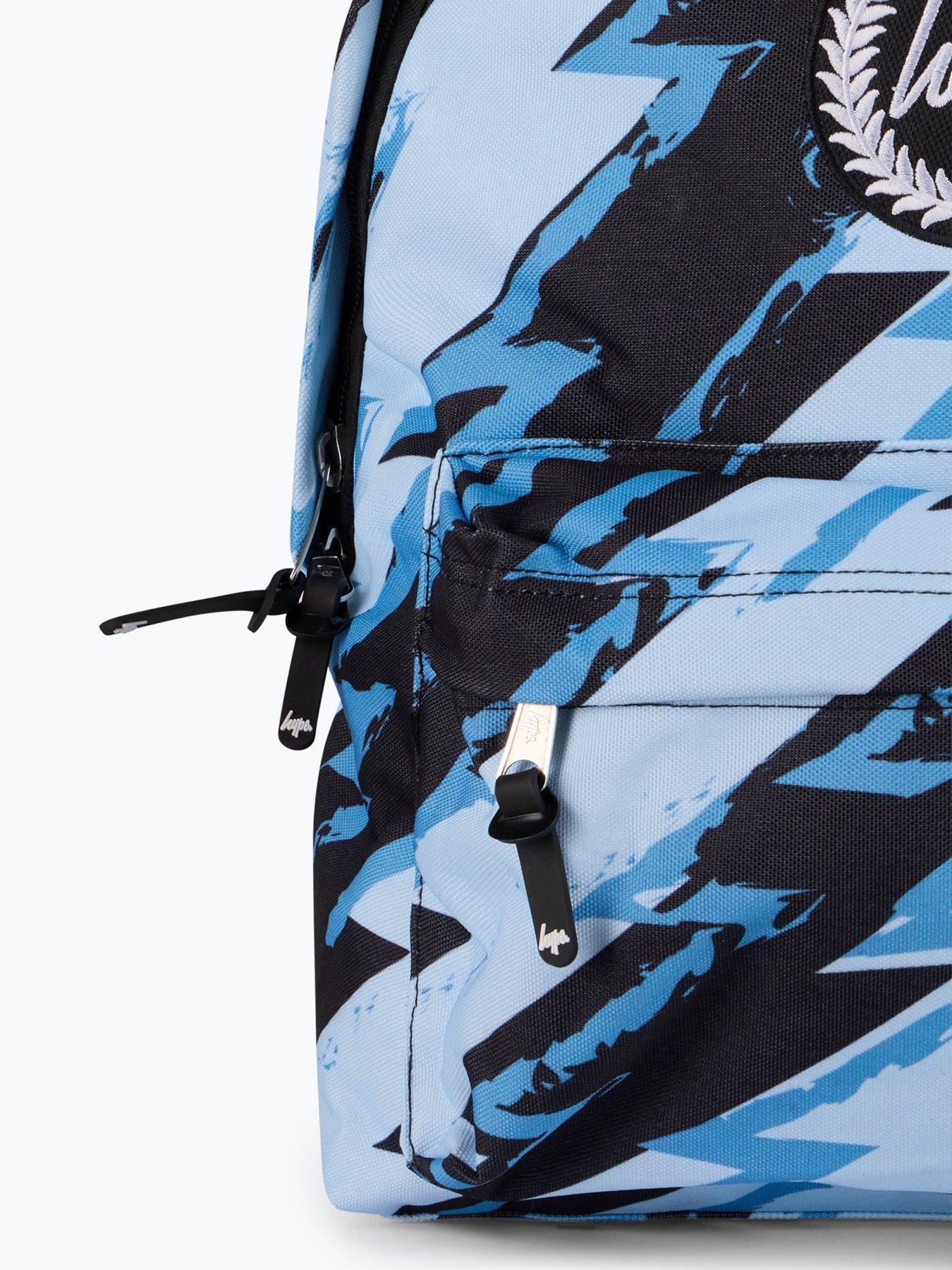 hype-unisex-lightning-scribble-backpack-blueback