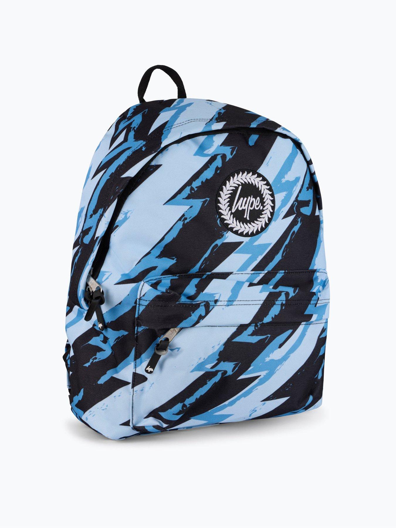 hype-unisex-lightning-scribble-backpack-bluedetail