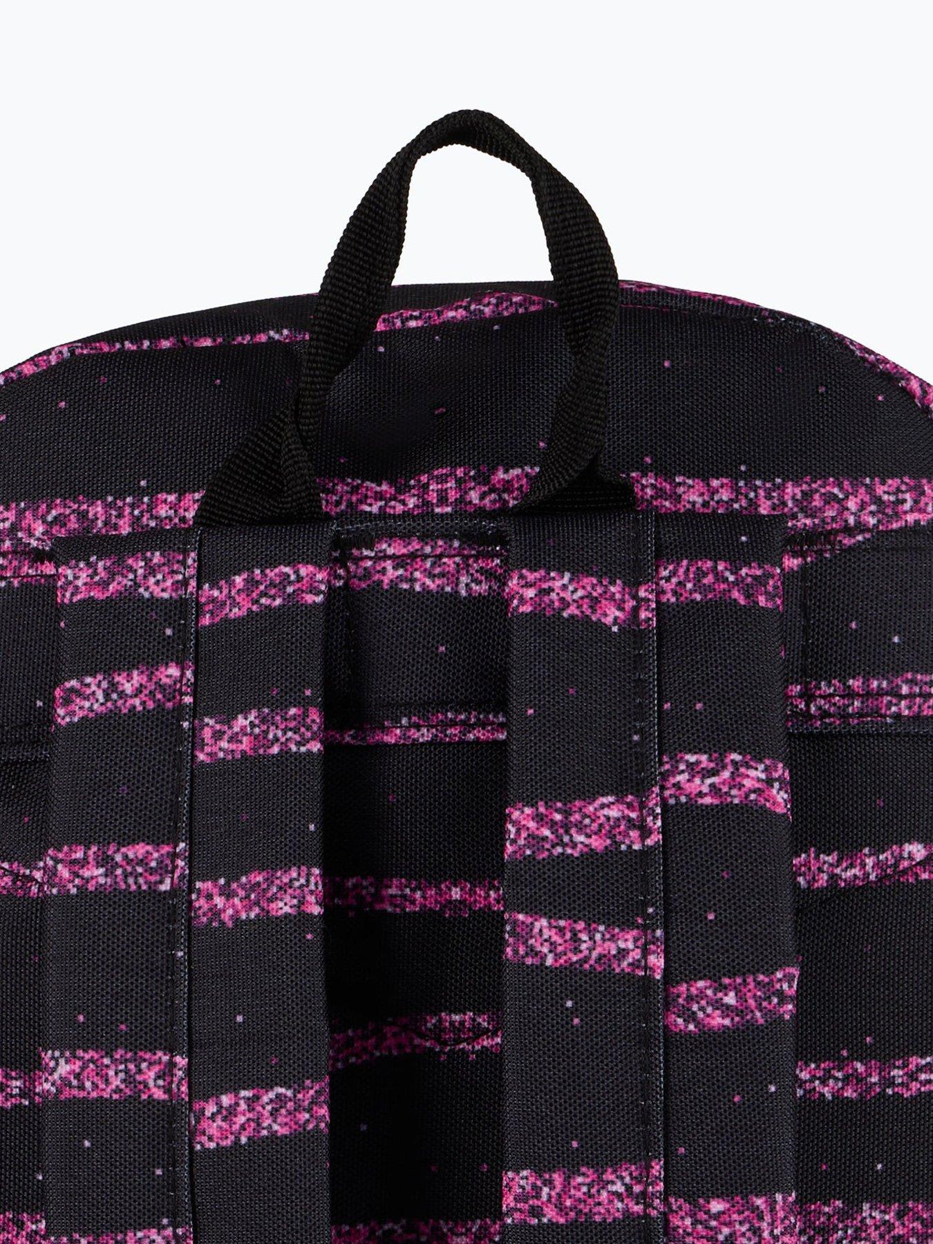hype-girls-glitter-stripe-backpack-blackdetail