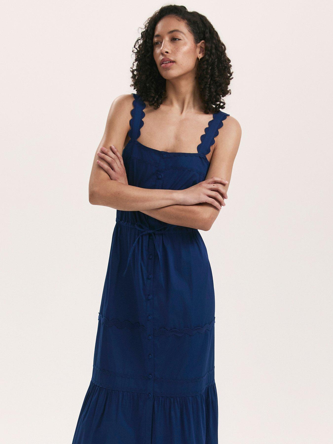 Image 3 of 4 of Finery Hallie Midi Dress - Black
