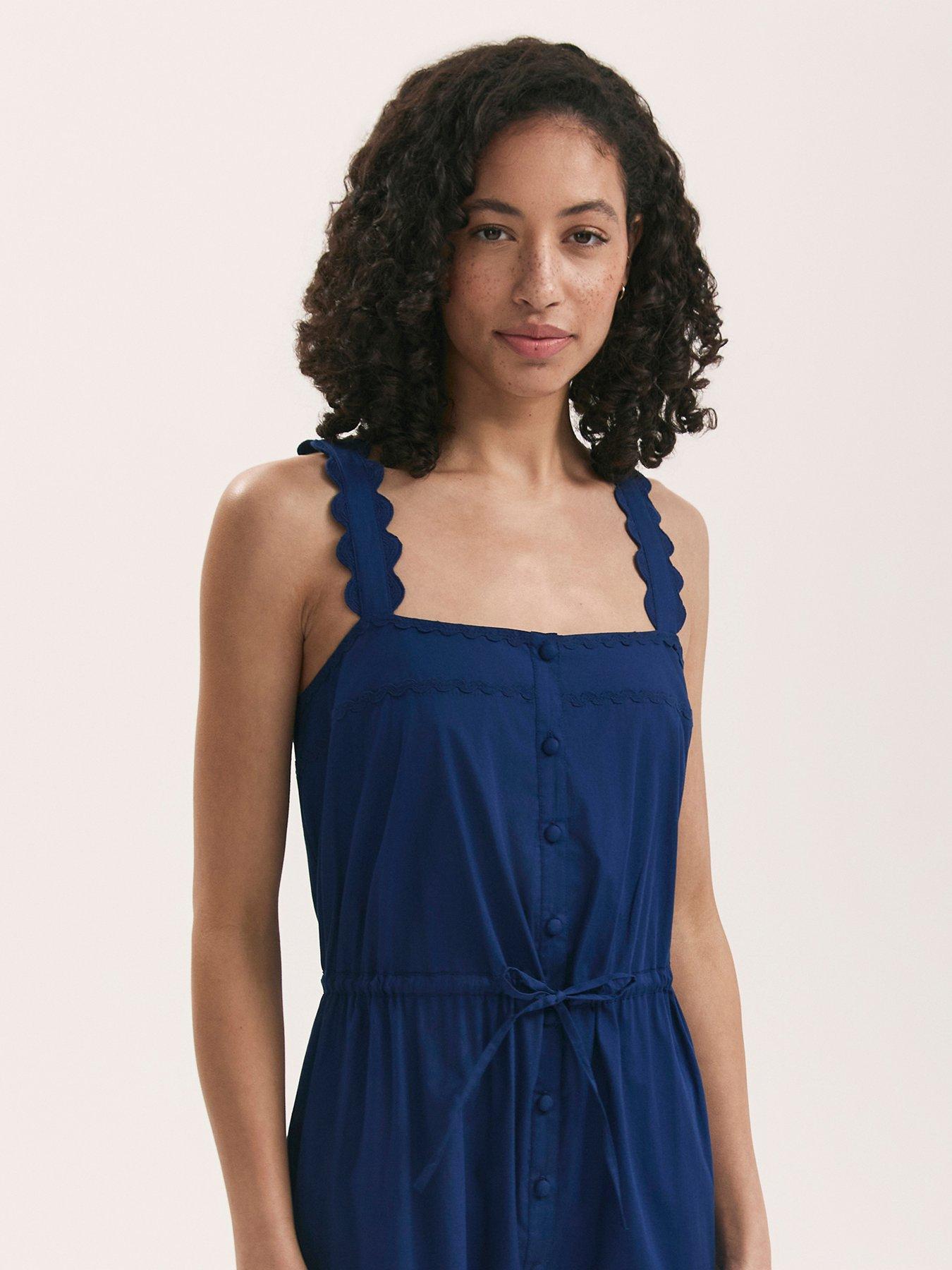 Image 4 of 4 of Finery Hallie Midi Dress - Black