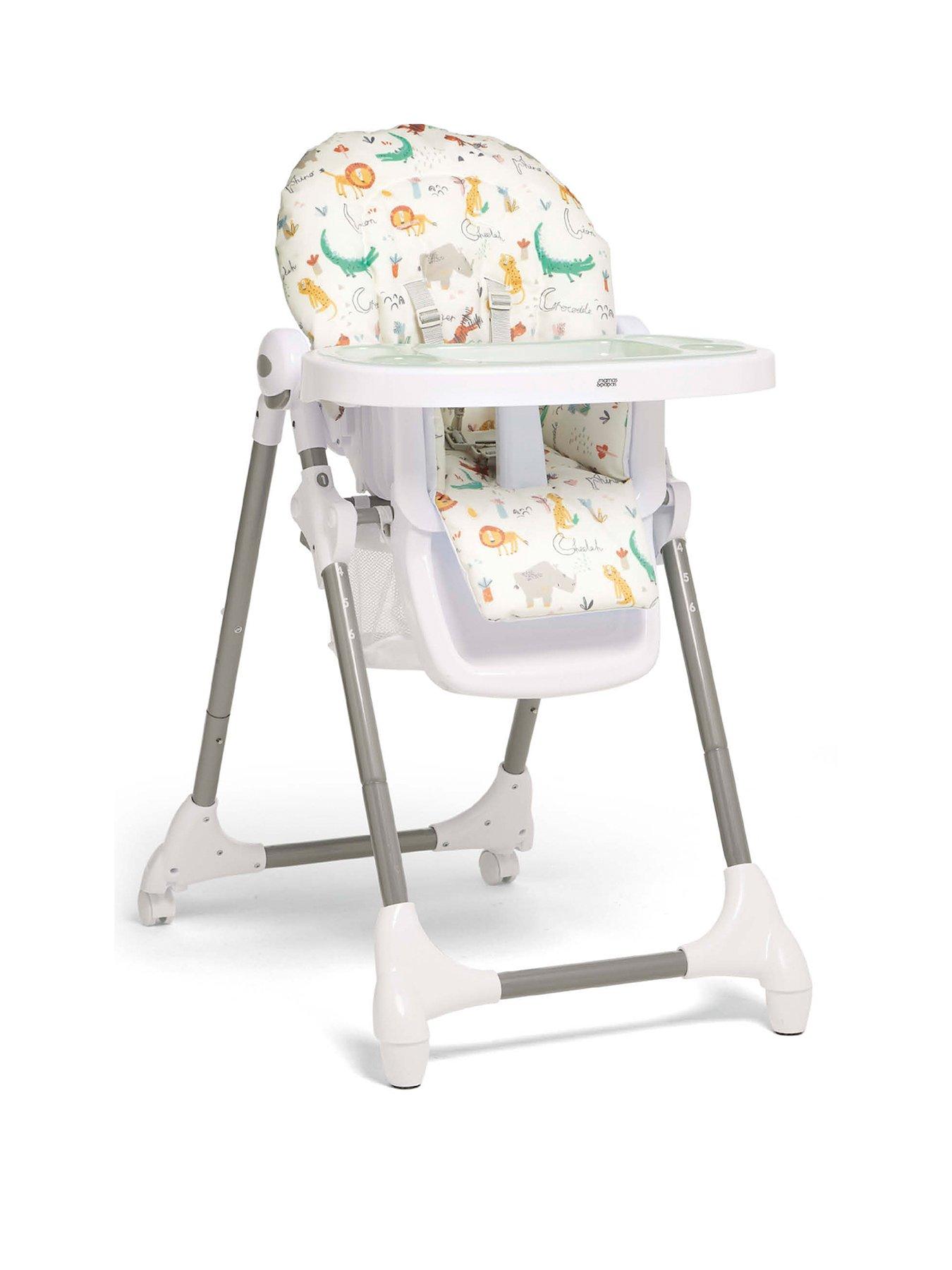 Image 2 of 7 of Mamas & Papas Snax Highchair - Jungle Alphabet