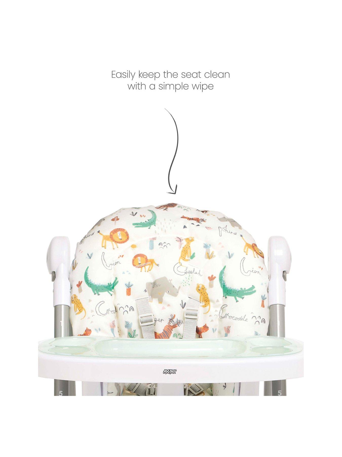 Image 3 of 7 of Mamas & Papas Snax Highchair - Jungle Alphabet