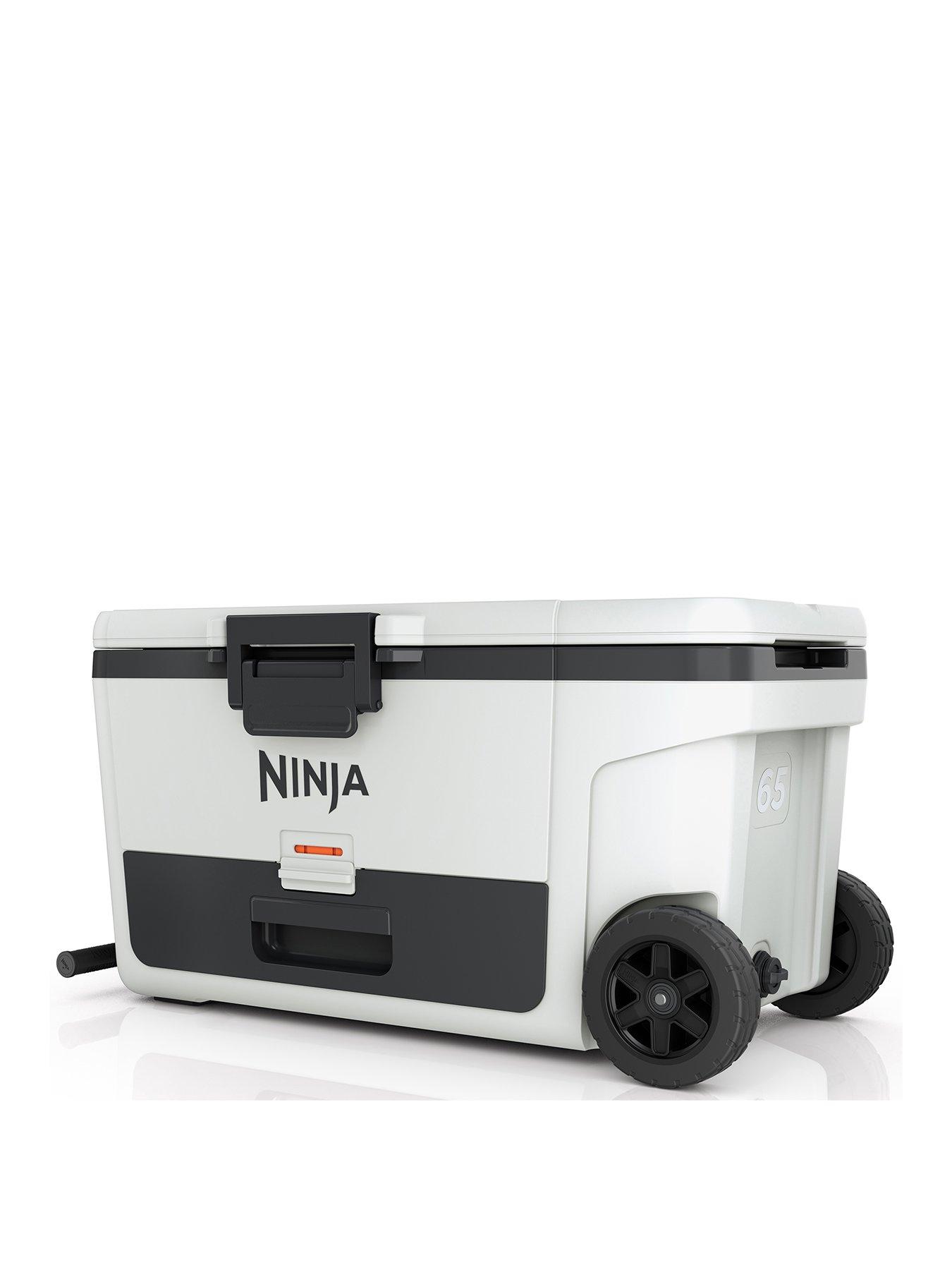 Image of NINJA Ninja FrostVault 65QT/61L Wheeled Cooler with Dry Zone, Cloud White FB265EUUKWH