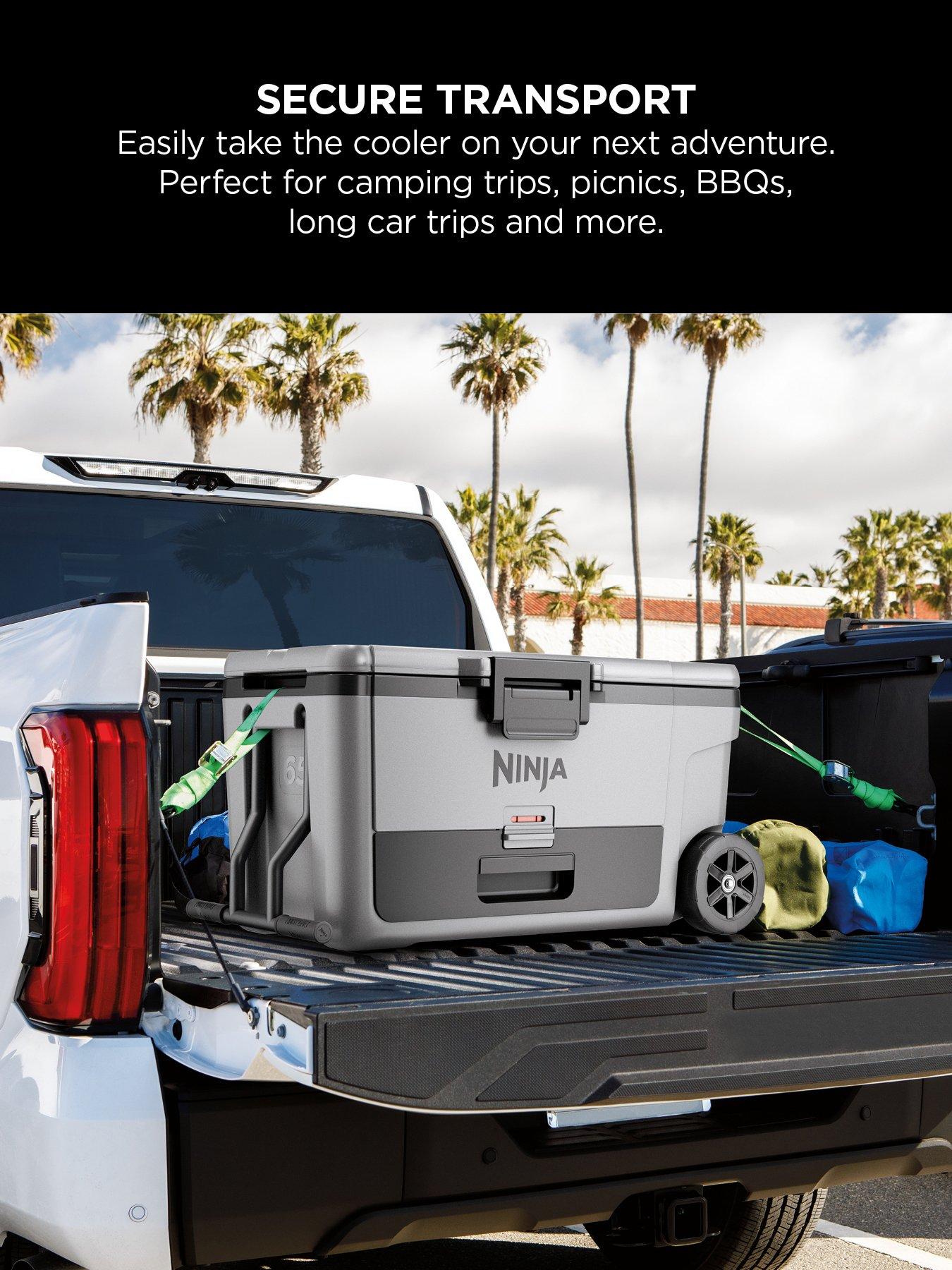 Image 7 of 7 of NINJA FrostVault 65QT/61L Wheeled Cooler with Dry Zone, Slate Grey FB265EUUKGY