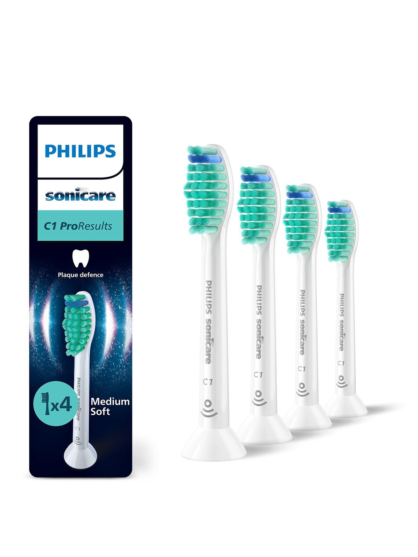 Philips Philips Sonicare C1 ProResults, Genuine Replacement Toothbrush Heads, White, 4 Pack, HX6014/87