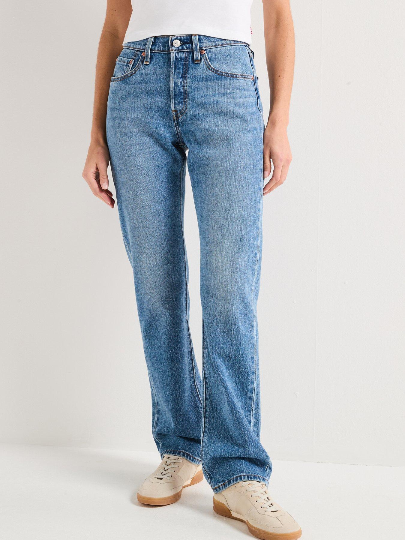 Image 1 of 6 of Levi's 501&reg; Curve Jeans - Lucid Dream&nbsp;- Blue