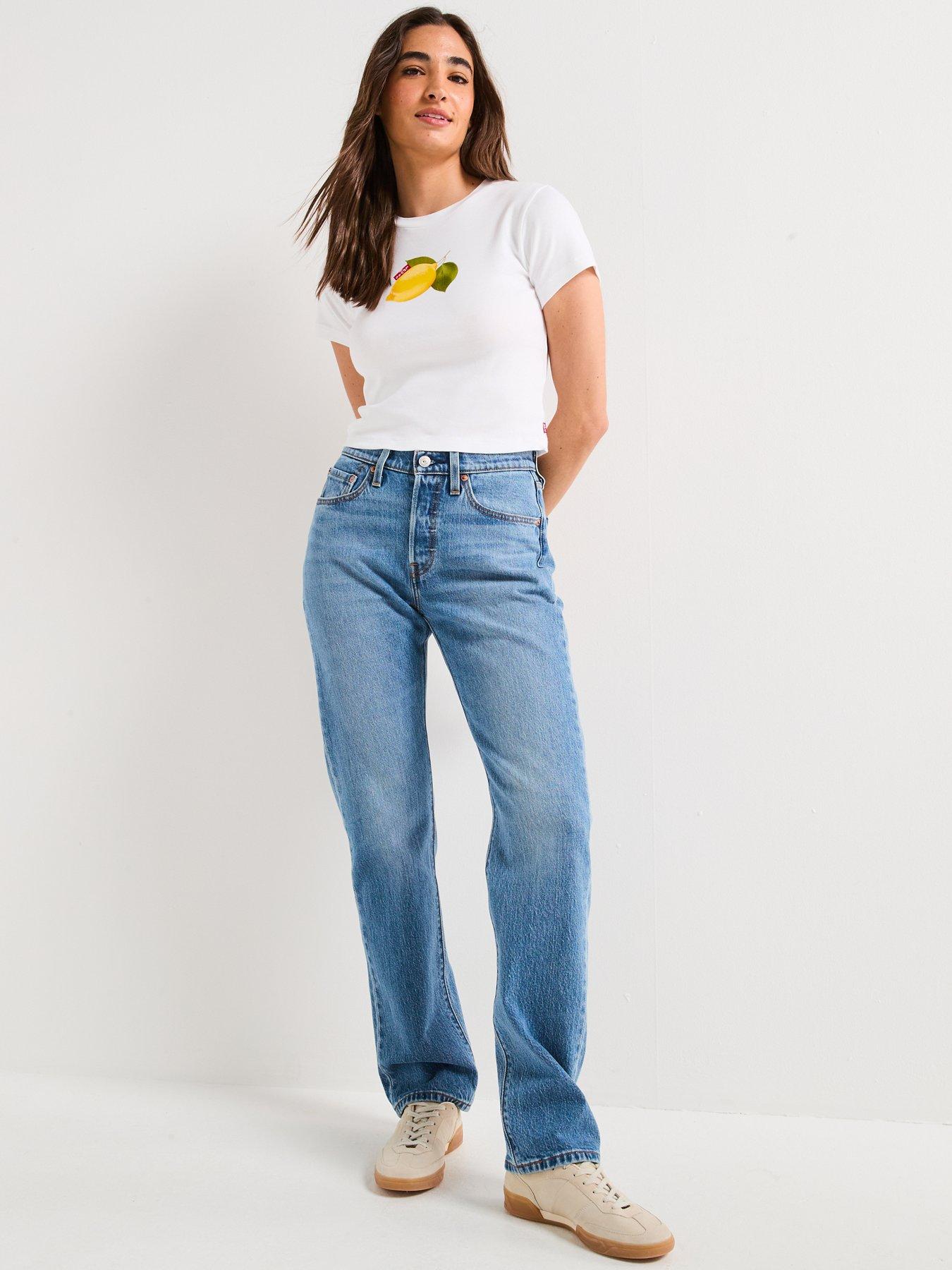 Image 6 of 6 of Levi's 501&reg; Curve Jeans - Lucid Dream&nbsp;- Blue