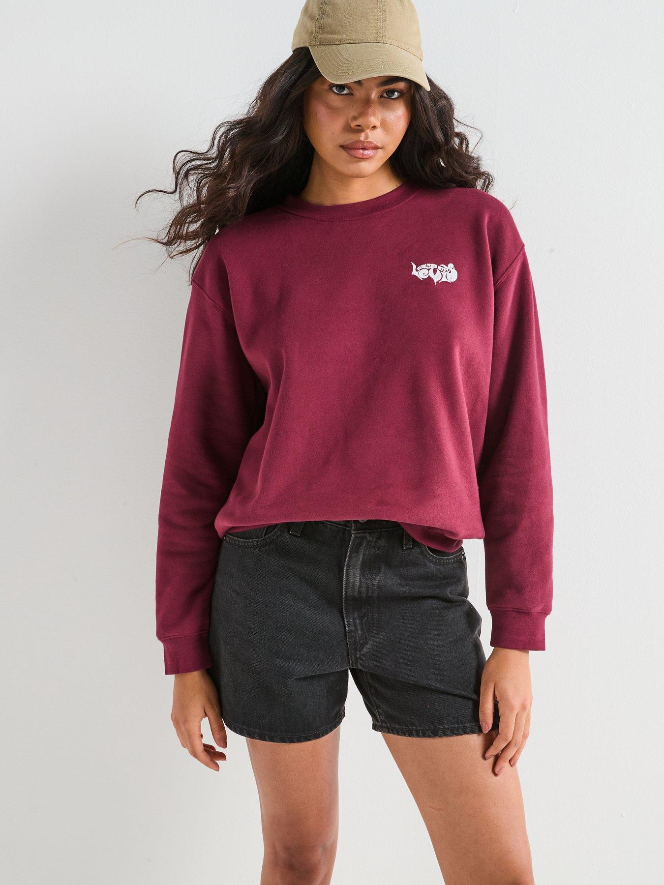levis-graphic-everyday-crew-sweatshirt--redstillFront