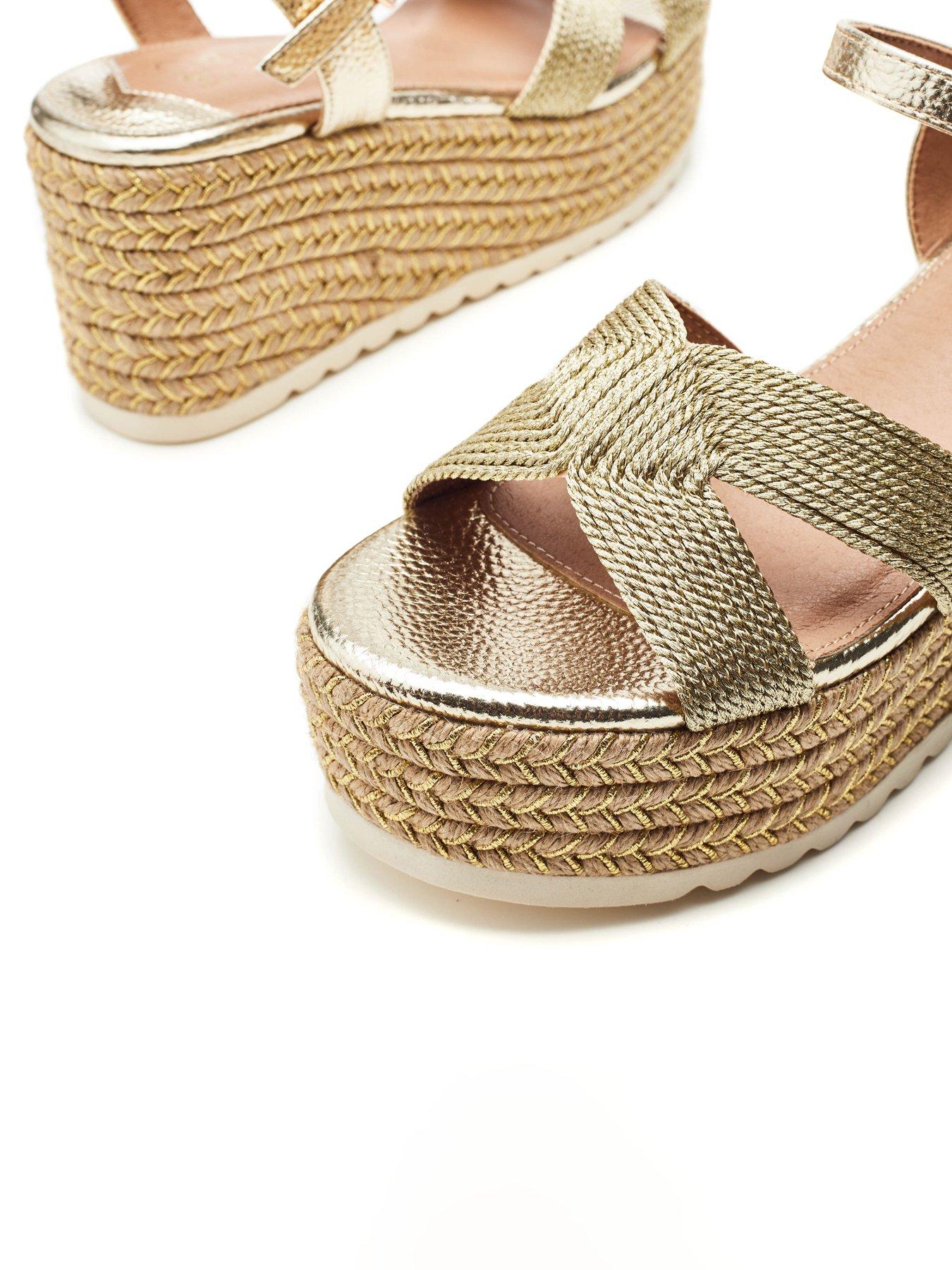 Image 4 of 4 of Moda In Pelle Pialva Wedge Sandals - Natural
