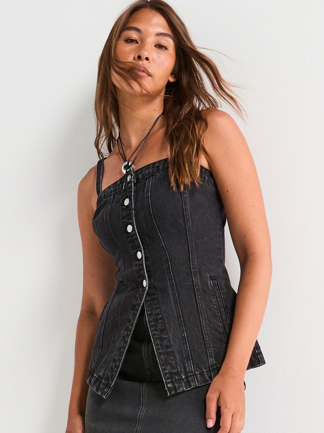 Levi's Tailored Bustier - Open Mind Vest - Black
