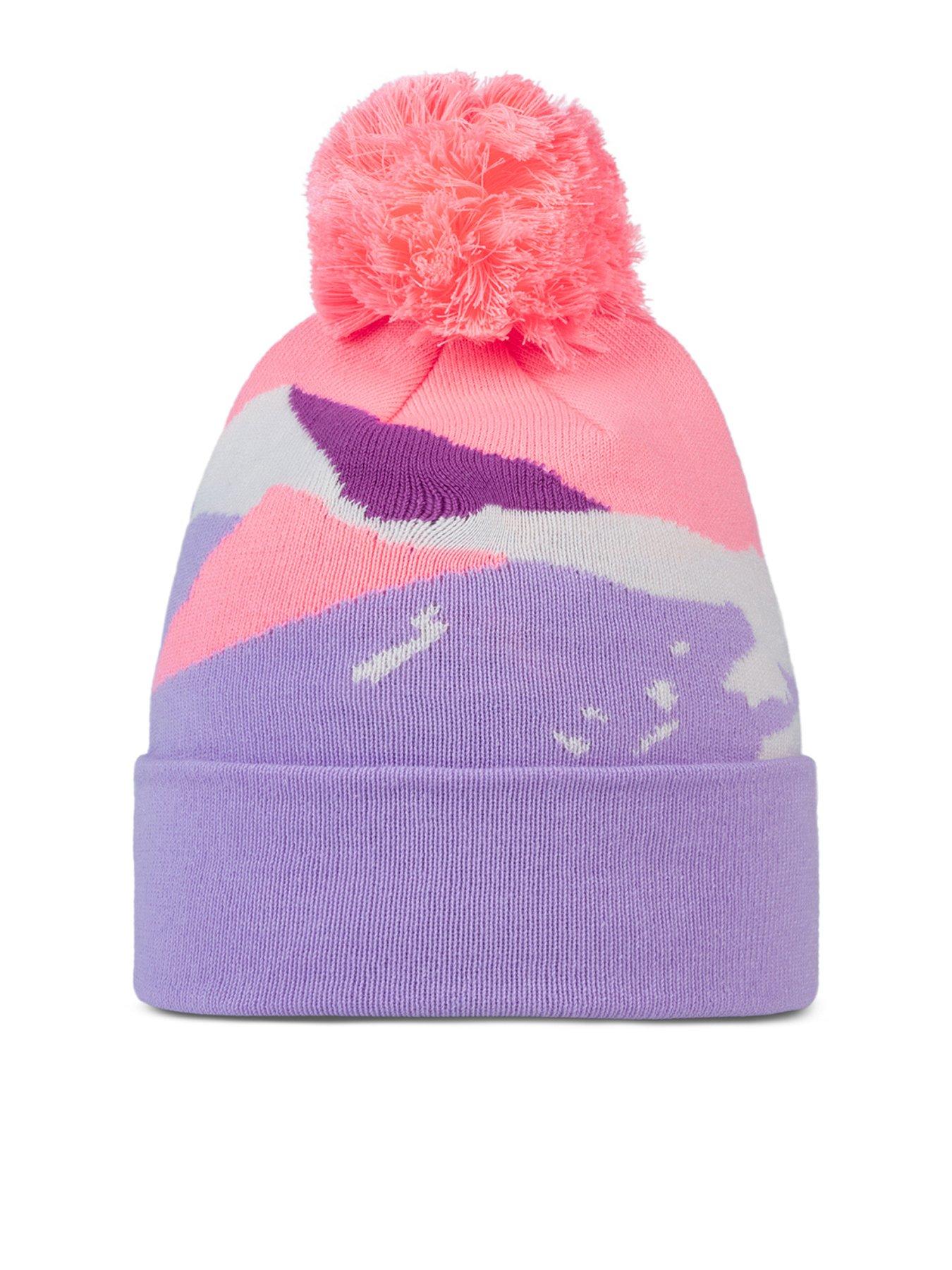 Buff Girls Knitted Beanie Hat - Purple