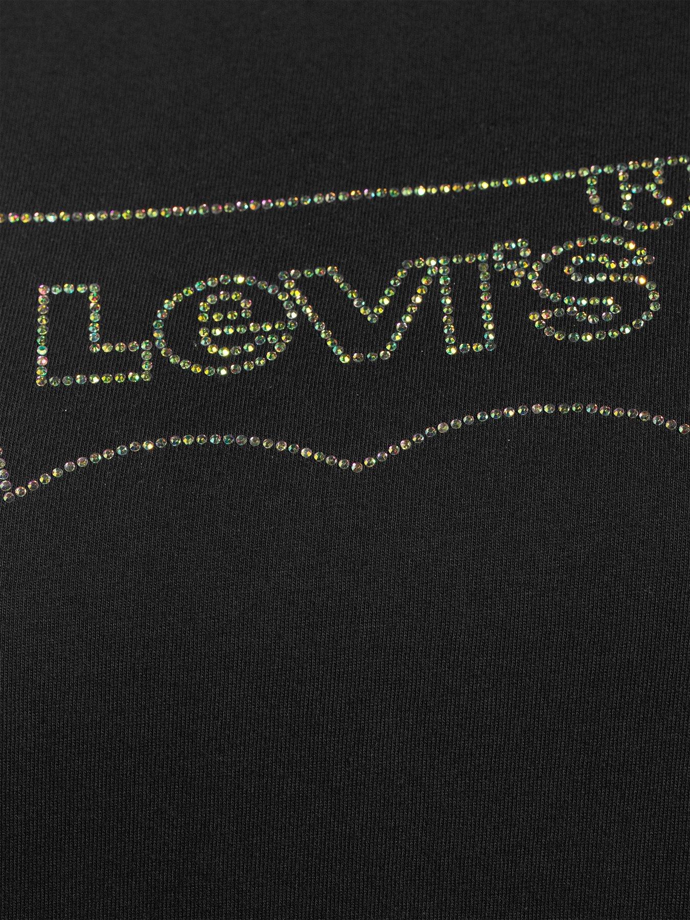 Image 4 of 5 of Levi's Plus Perfect Logo T-shirt (plus Size) - Batwing Shine Plus Anthracite