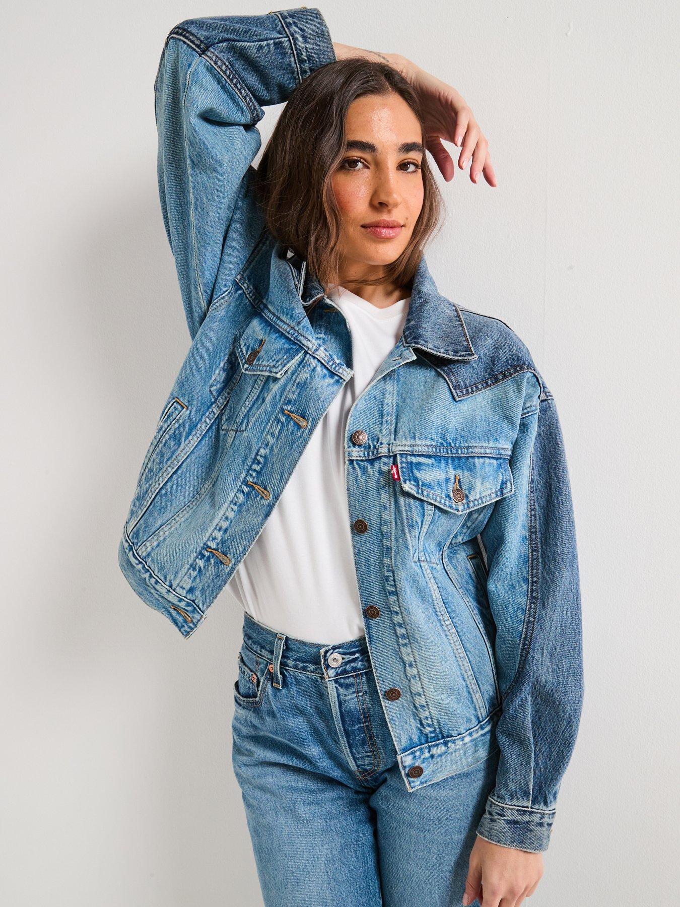 Levi's 90s Western Pieced Trucker Jacket - Navy