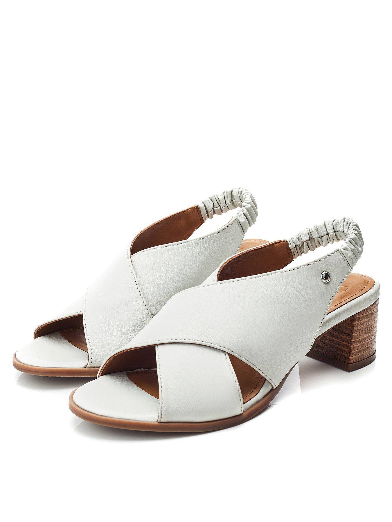 Image 2 of 4 of Moda In Pelle Prinia Crossover Leather Sandal - Off White