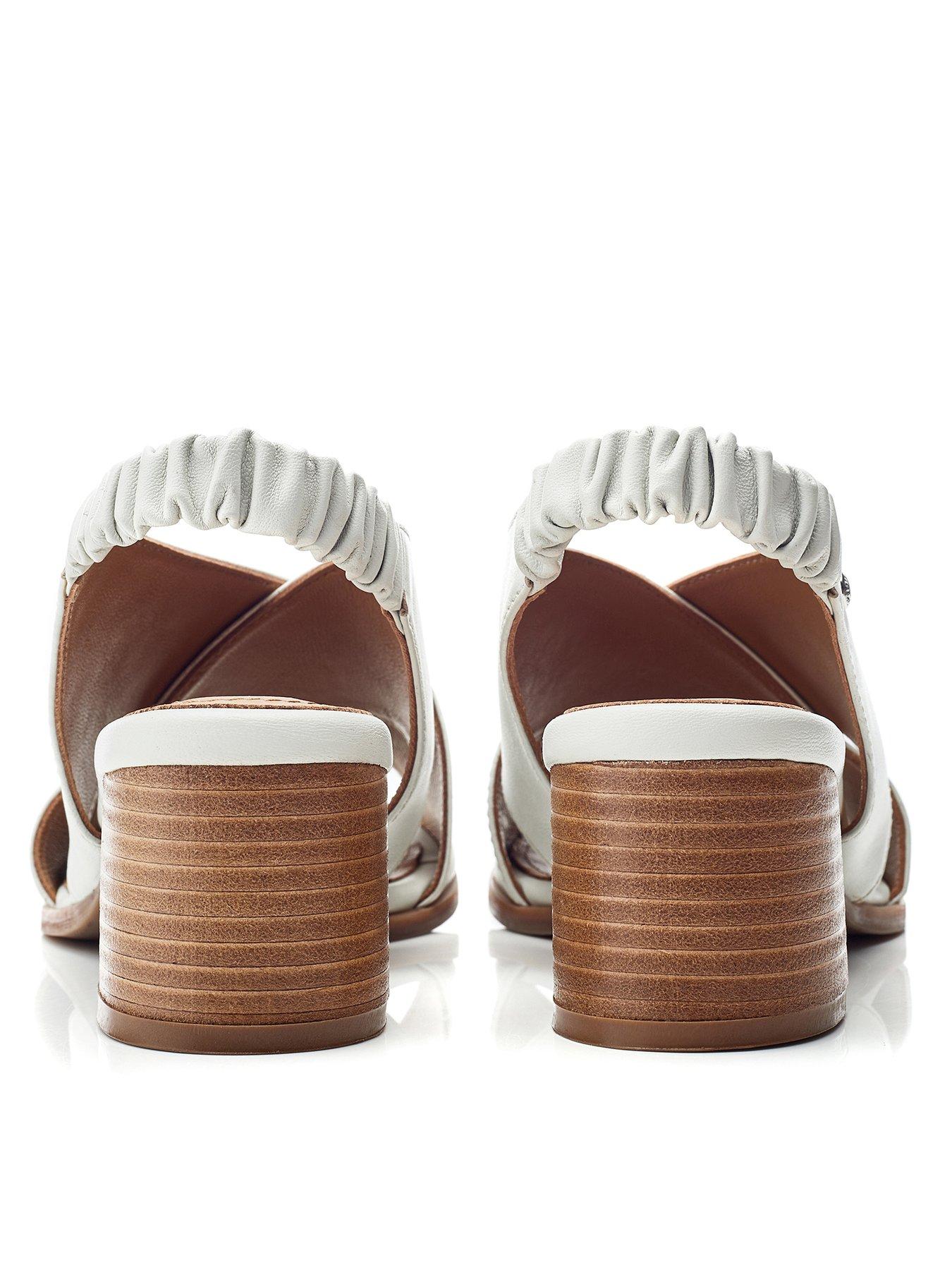 Image 3 of 4 of Moda In Pelle Prinia Crossover Leather Sandal - Off White