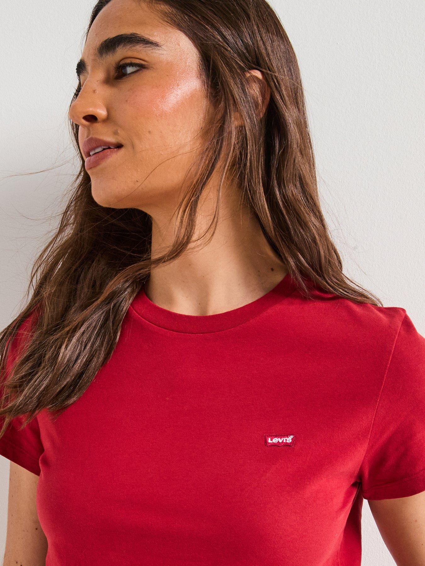 Image 5 of 6 of Levi's Perfect T-shirt - Rhythmic Red Cotton