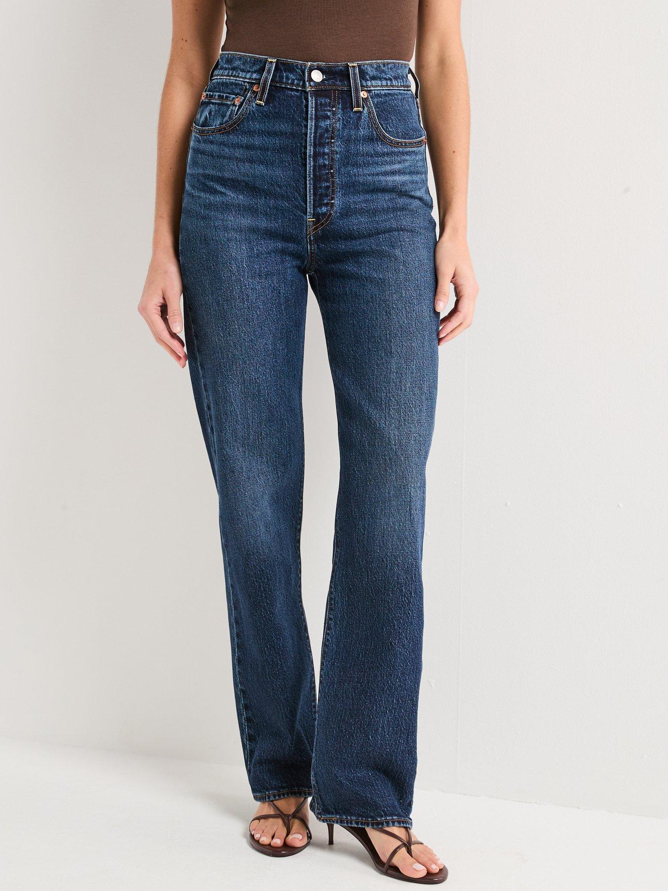 Levi's Ribcage Full-length Jeans - Apply Now - Navy