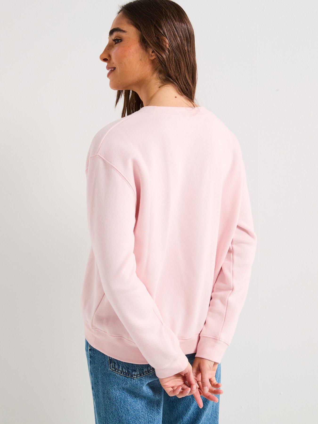 Image 2 of 6 of Levi's Levi's&reg; Women's Everyday Sweatshirt - Potpourri Brushed Fleece - Pink