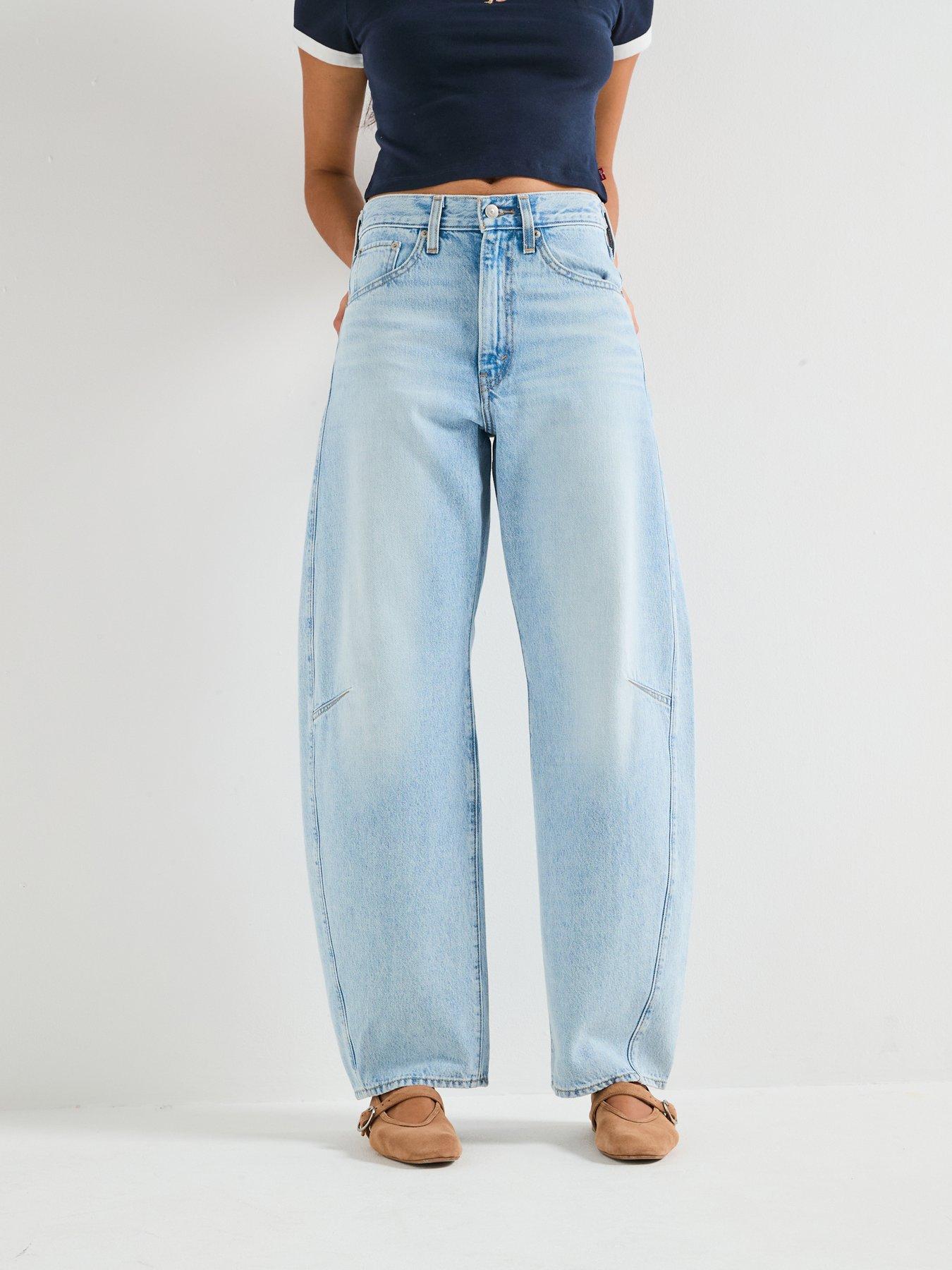 Levi's Cinch Barrel Jeans Abraided Art Blue Very Ireland