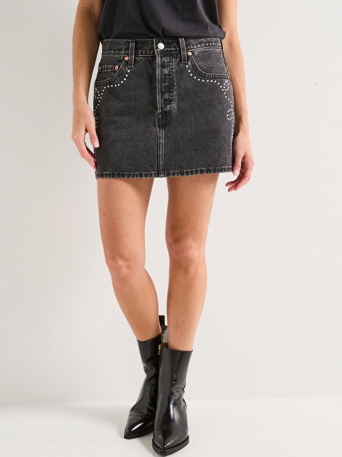 Image 1 of 5 of Levi's Icon Skirt - Black