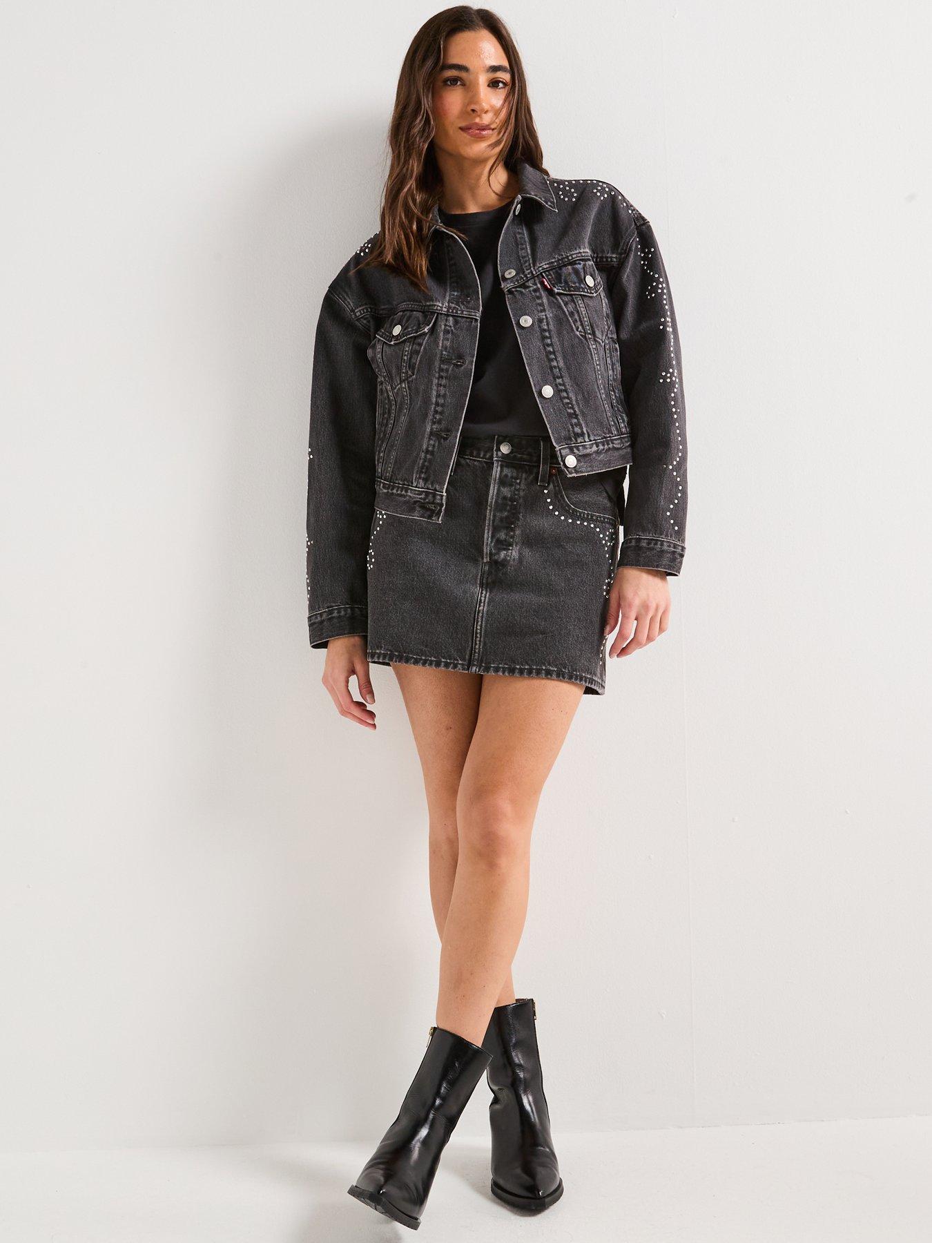 Image 3 of 5 of Levi's Icon Skirt - Black