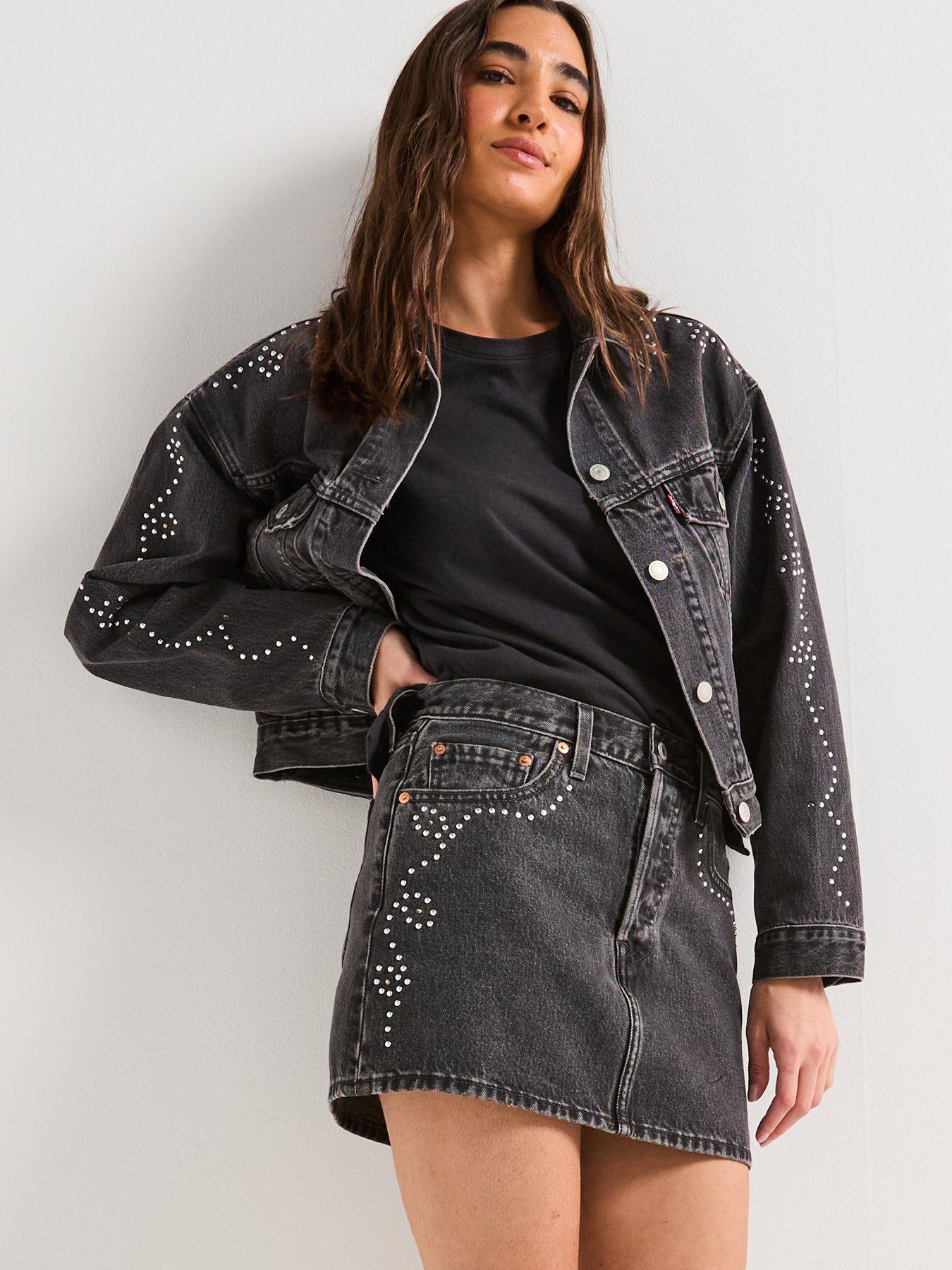 Image 4 of 5 of Levi's Icon Skirt - Black