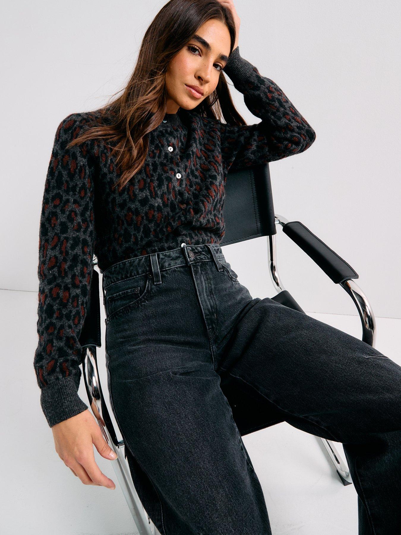 levis-tara-wooly-cardigan-black