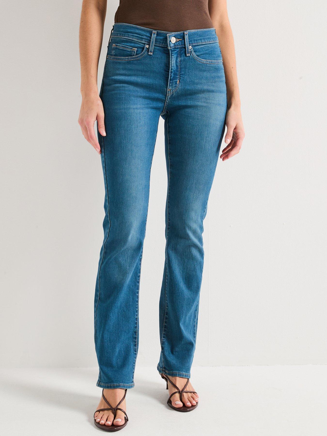 Levi's 315 Shaping Bootcut Jeans - Grassy Sassy - Blue