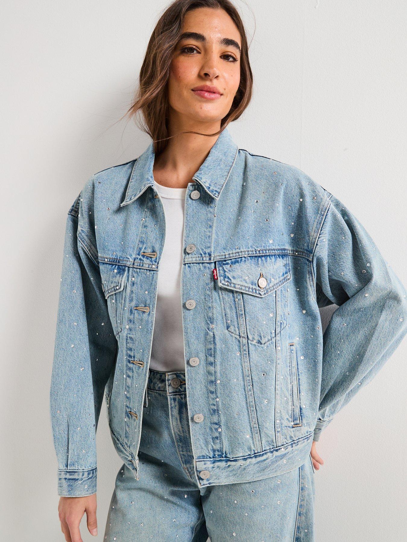 Levi's 90s Trucker Jacket - Dazzle Me Trucker - Navy