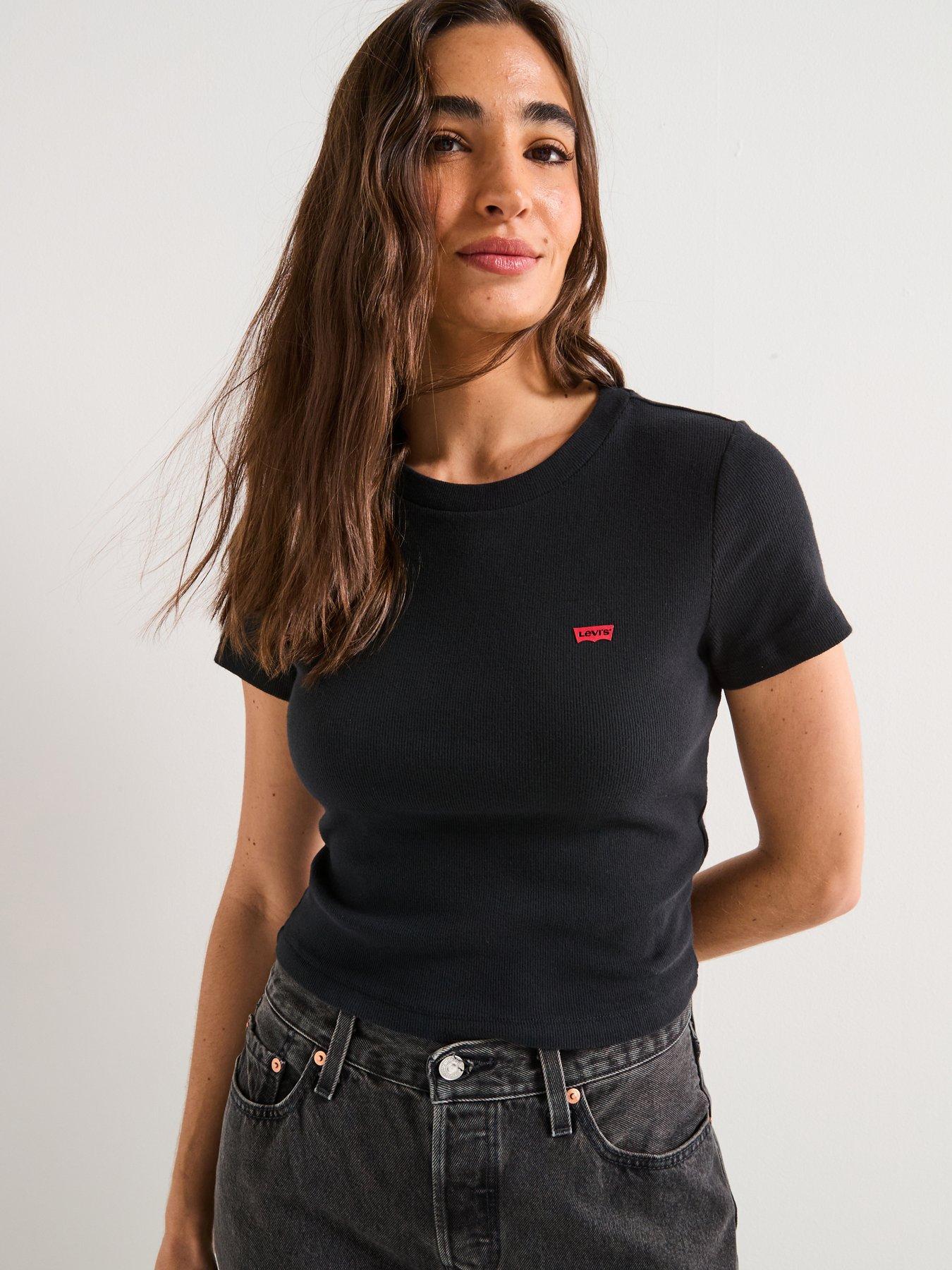 Levi's Essential Sporty T-shirt - Caviar Cotton Blend