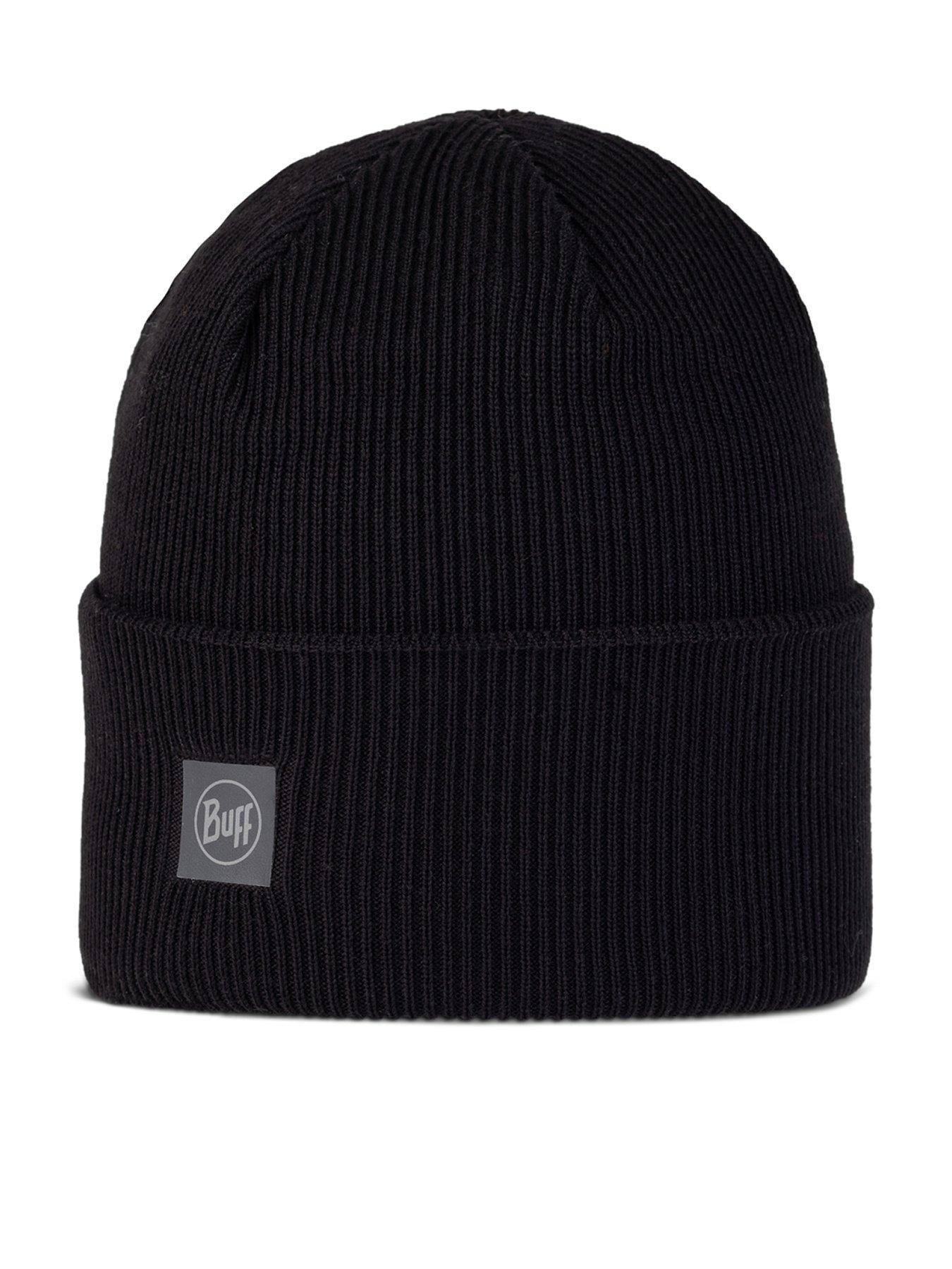 Buff Unisex Crossknit Beanie Hat - Black