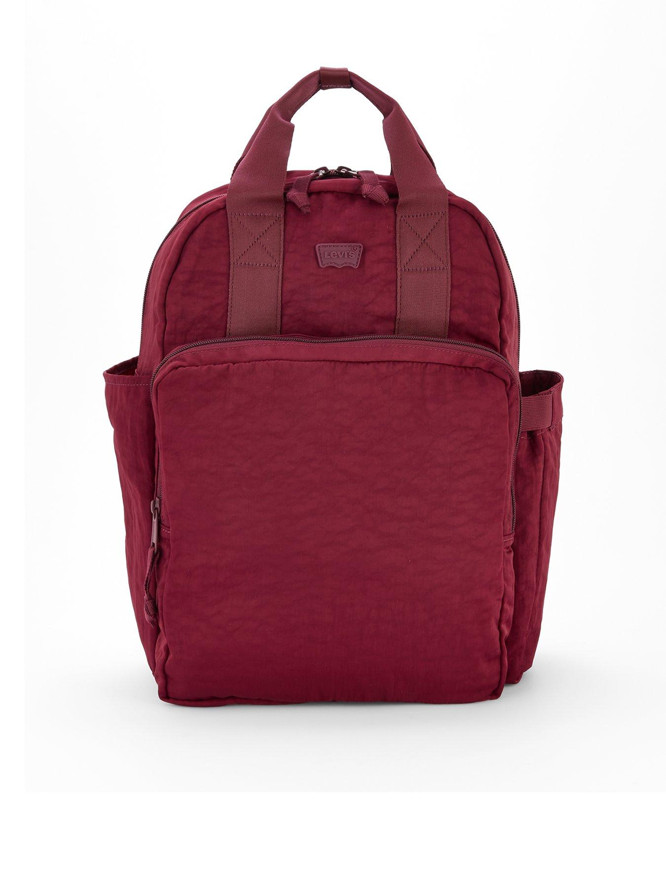 Levi's Womens L-Pack Round Backpack- Red