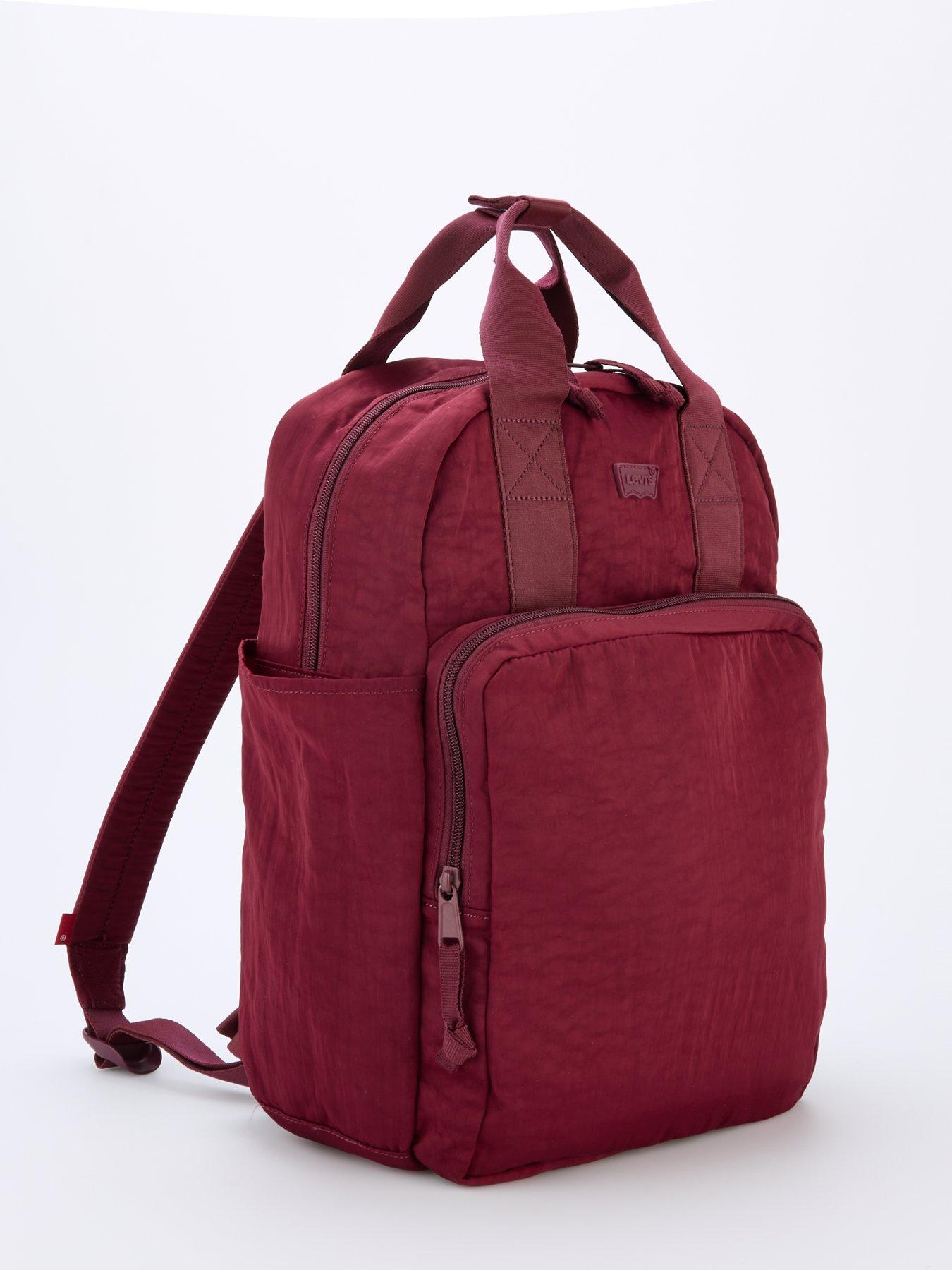 Image 2 of 4 of Levi's Womens L-Pack Round Backpack- Red