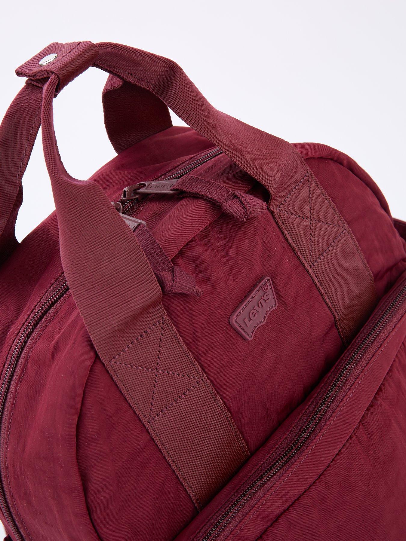 Image 3 of 4 of Levi's Womens L-Pack Round Backpack- Red