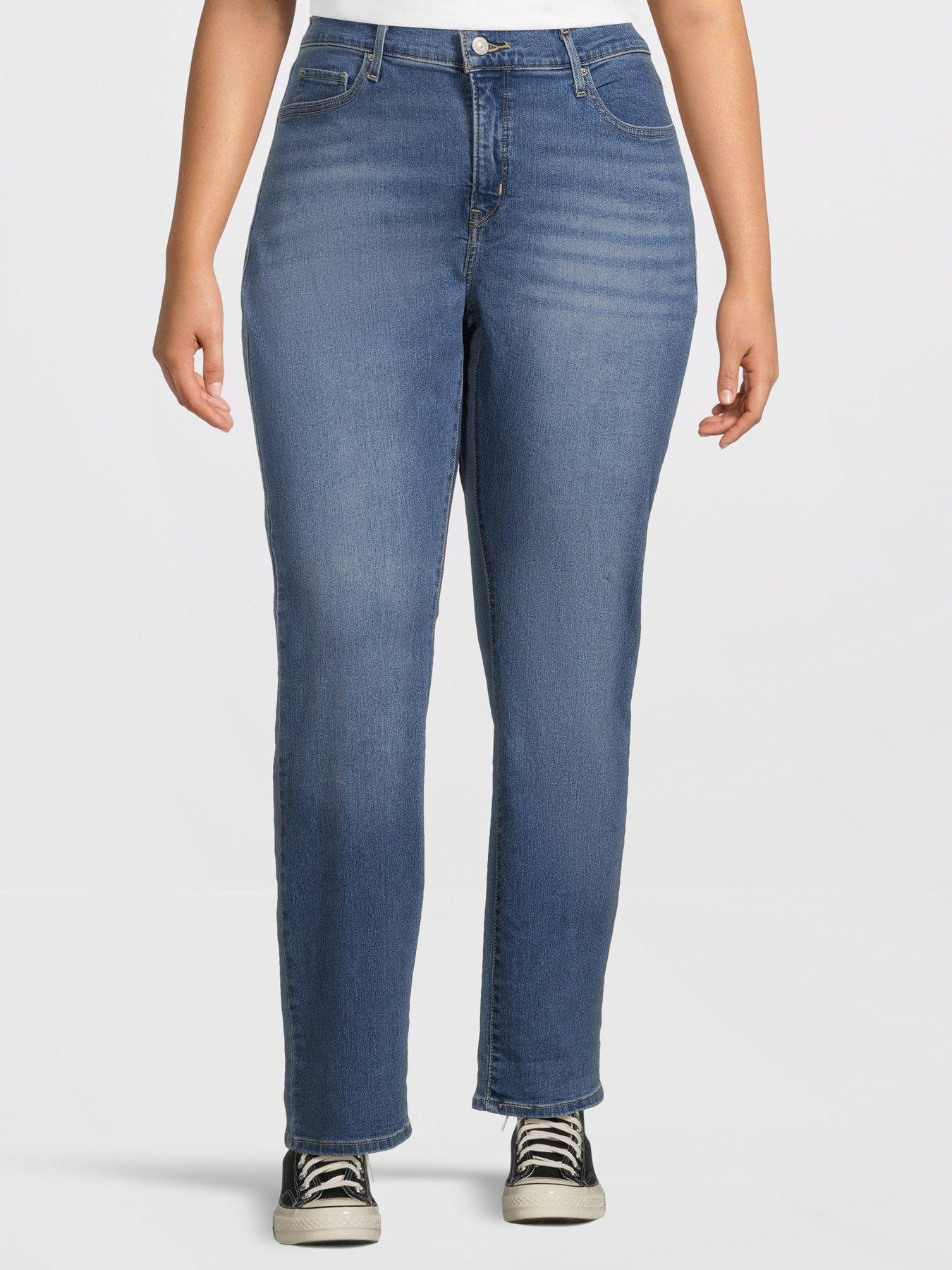 Levi's Plus 314 Shaping Straight Jeans (plus Size) - Eternal Indigo Mid Plus