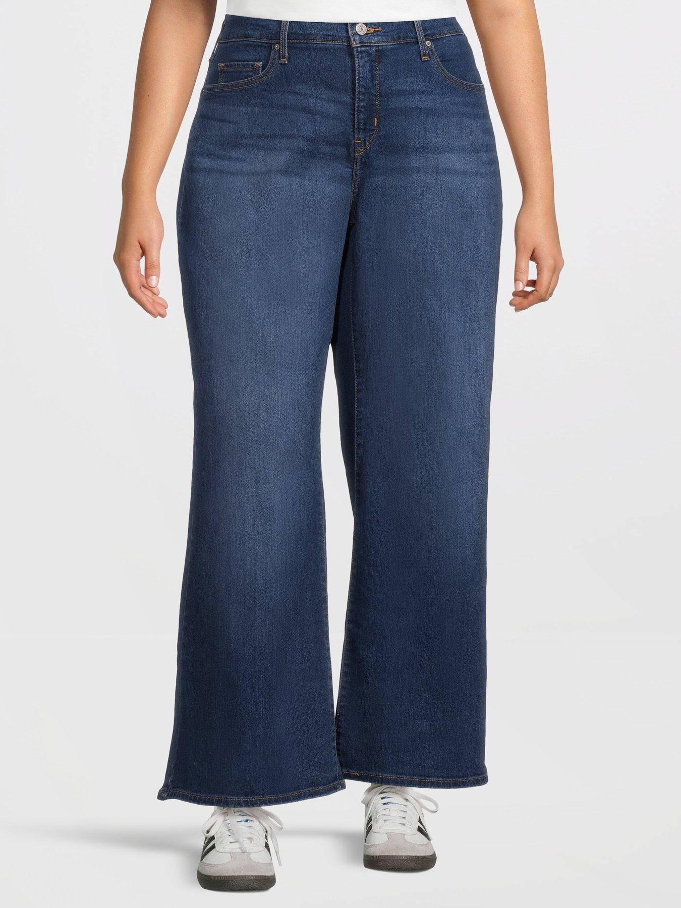 Levi's Plus 318 Shaping Wide-Leg Jeans Plus - Clever Girl - Navy