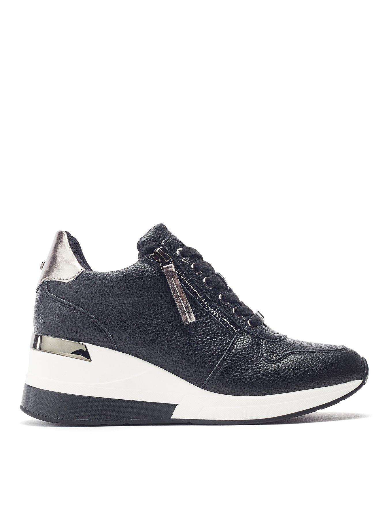 Moda In Pelle Caspia Wedge Trainer - Black