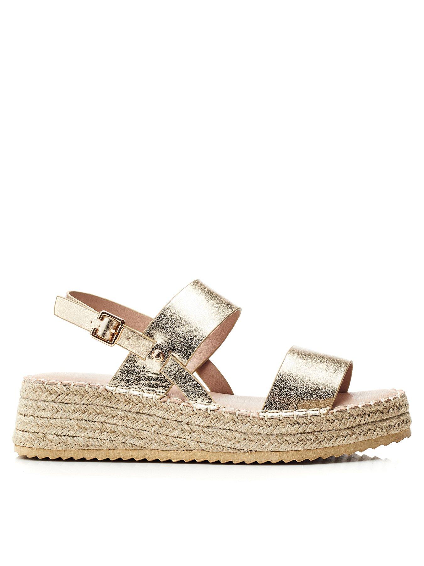 Image of Moda In Pelle Nashay Espadrille Sandal - Gold
