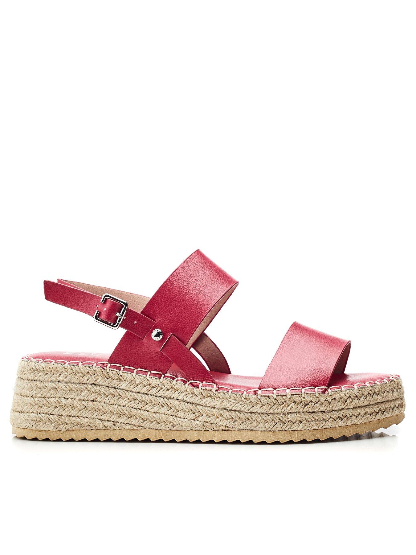 Moda In Pelle Nashay Espadrille Sandal - Raspberry