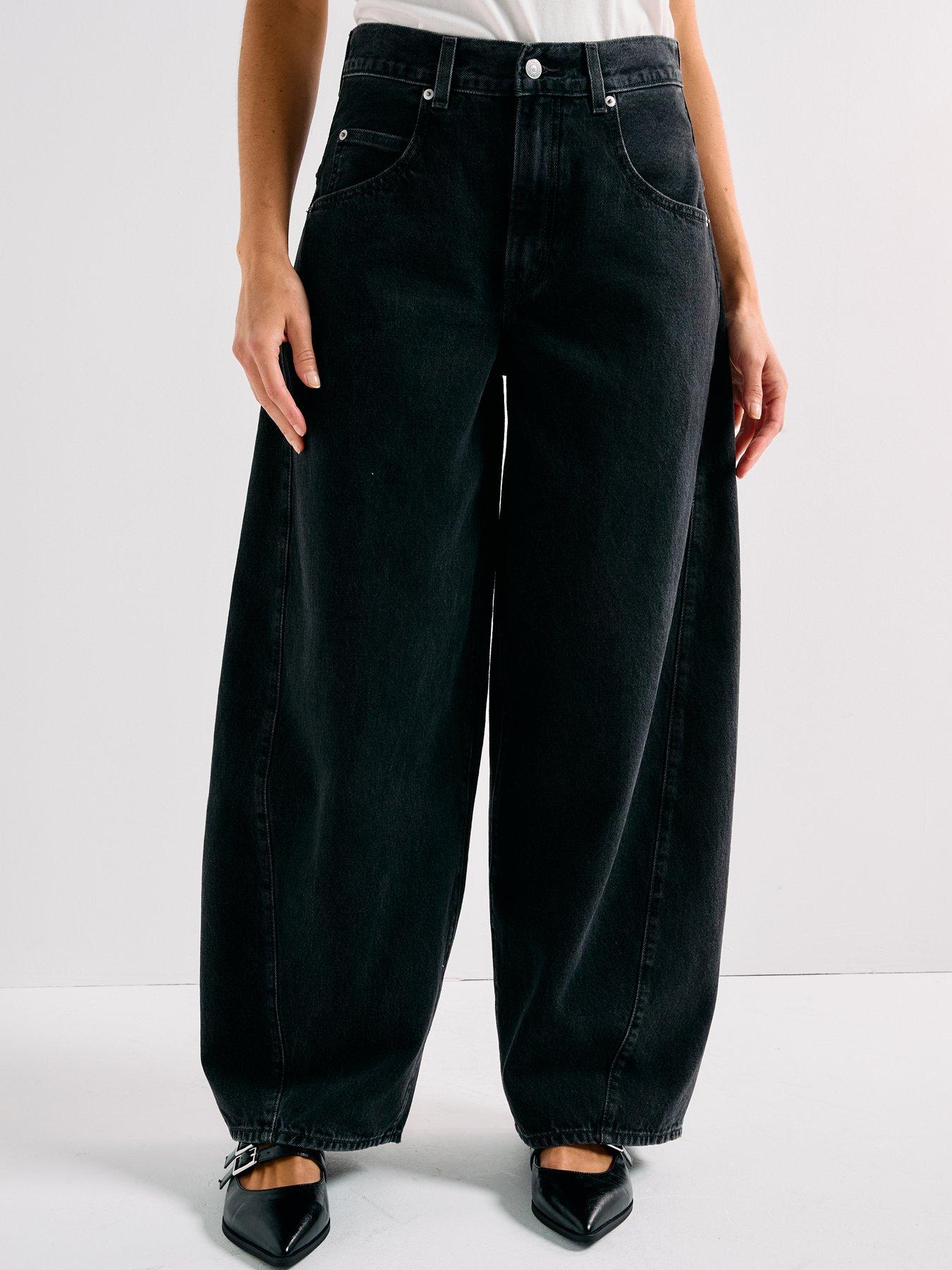 Levi's Super Baggy Barrel Jeans - Open Mind - Black | Very Ireland