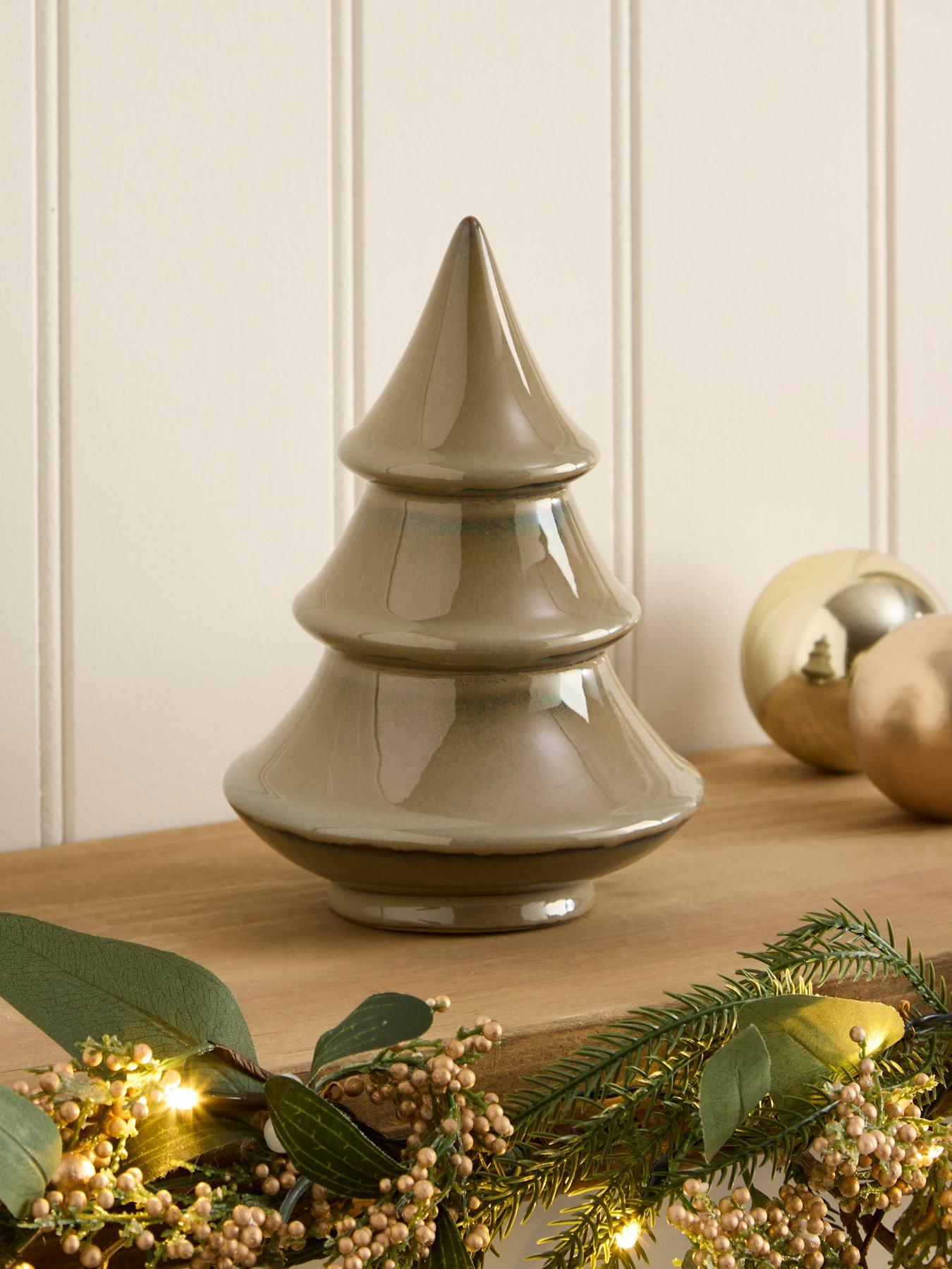 festive-19nbspcm-3-tier-ceramic-brown-christmas-tree