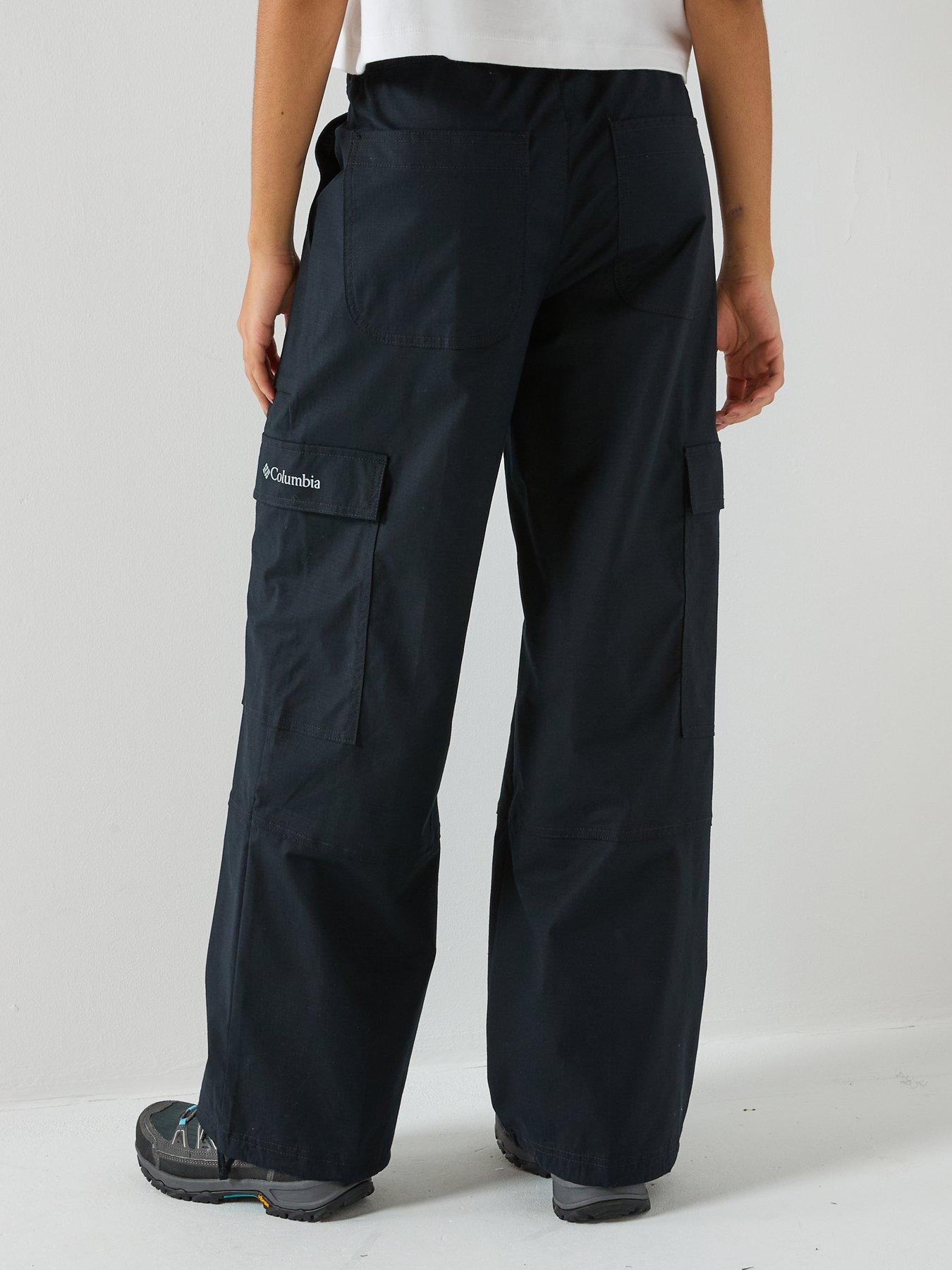 columbia-womens-brea-falls-cotton-ripstop-pant-blackstillFront