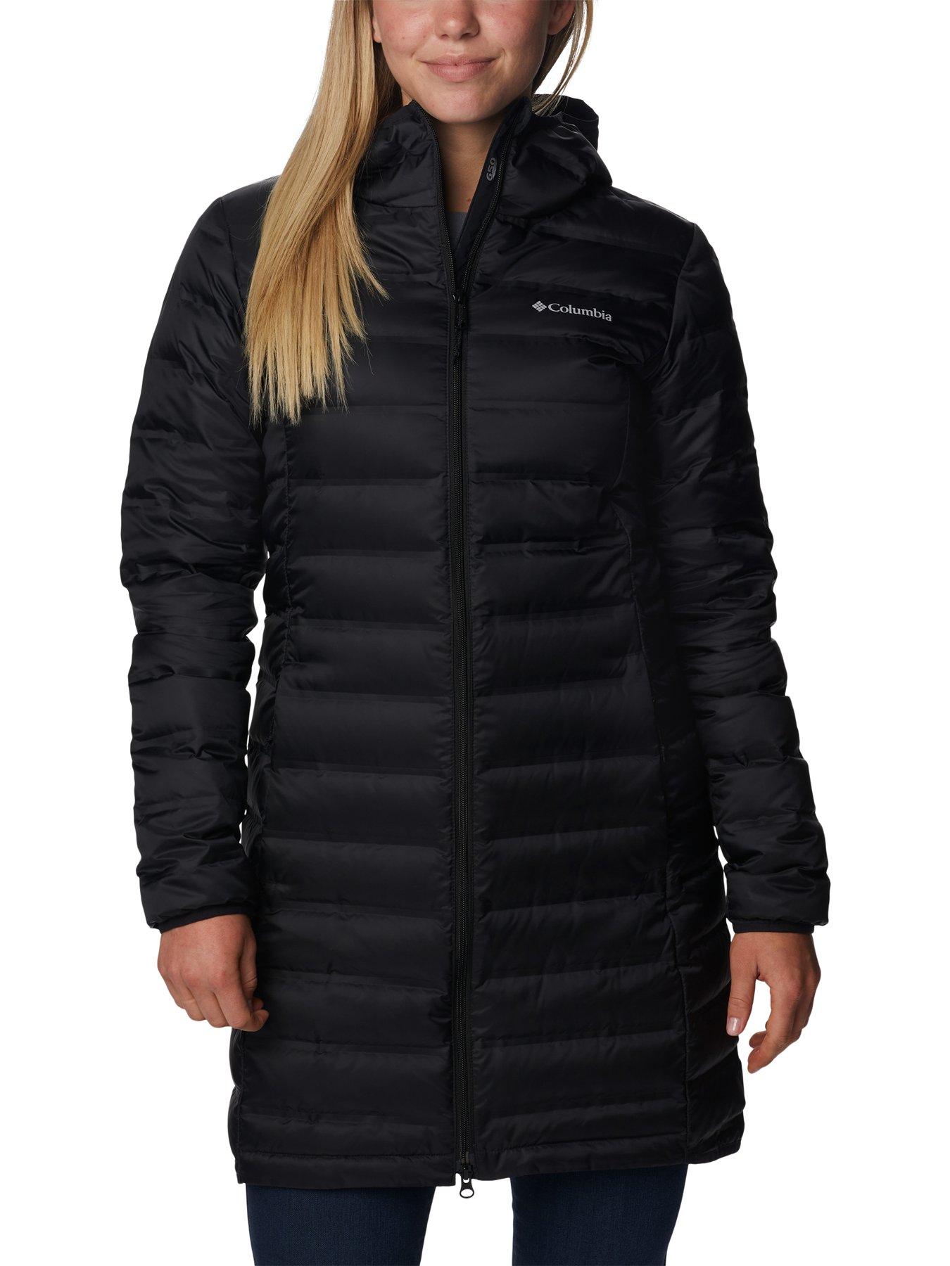 Image 1 of 6 of Columbia Women's Lake 22 Ii Down Long Hooded Jacket - Black