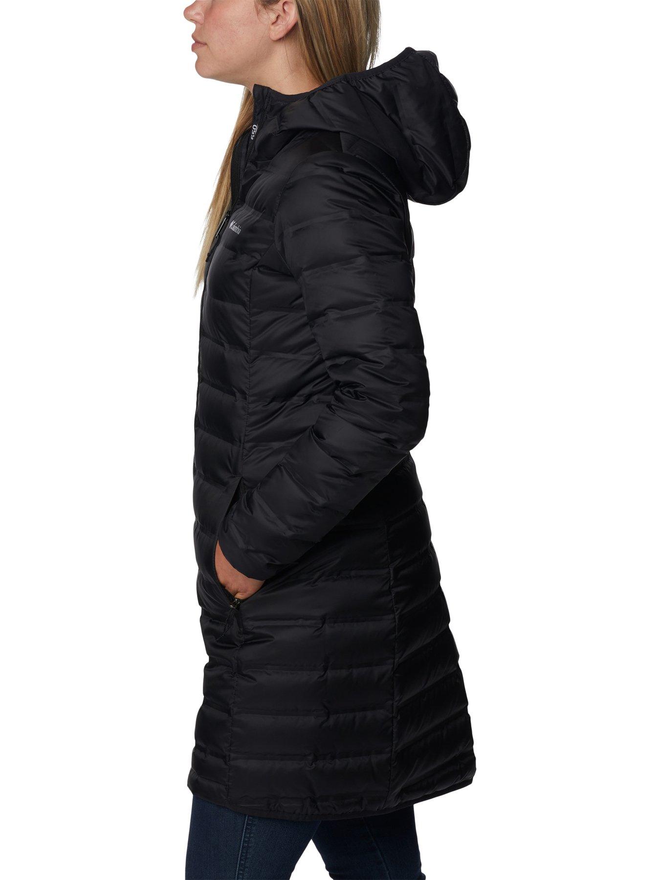 Image 4 of 6 of Columbia Women's Lake 22 Ii Down Long Hooded Jacket - Black