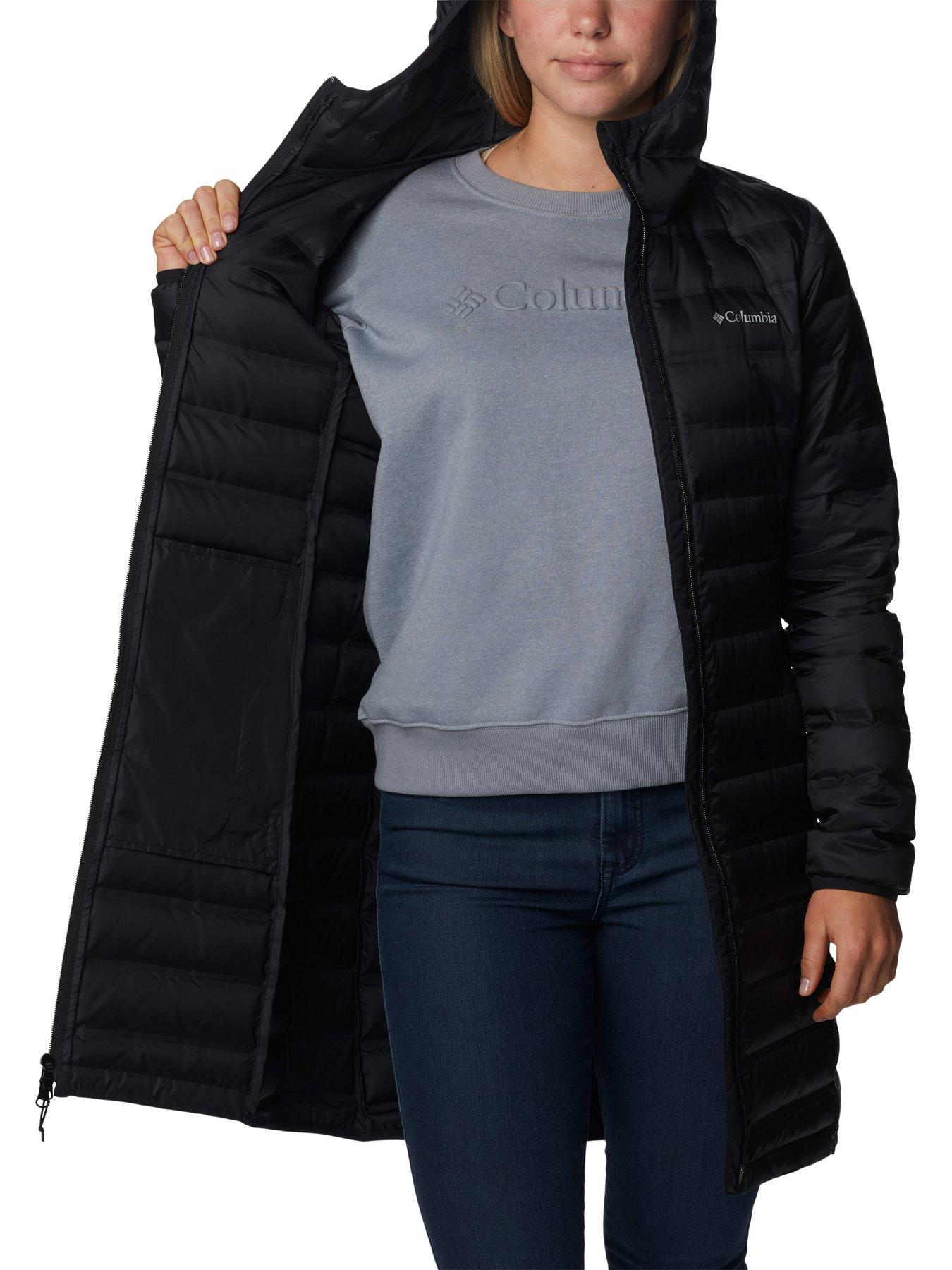 Image 5 of 6 of Columbia Women's Lake 22 Ii Down Long Hooded Jacket - Black
