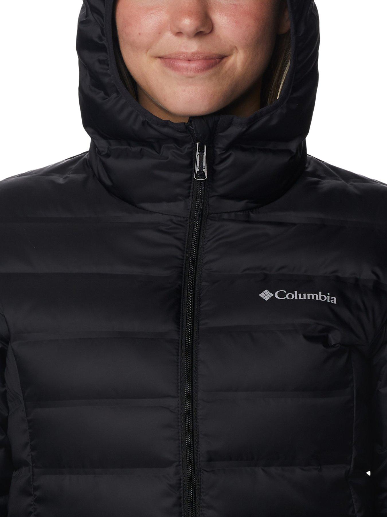 Image 6 of 6 of Columbia Women's Lake 22 Ii Down Long Hooded Jacket - Black
