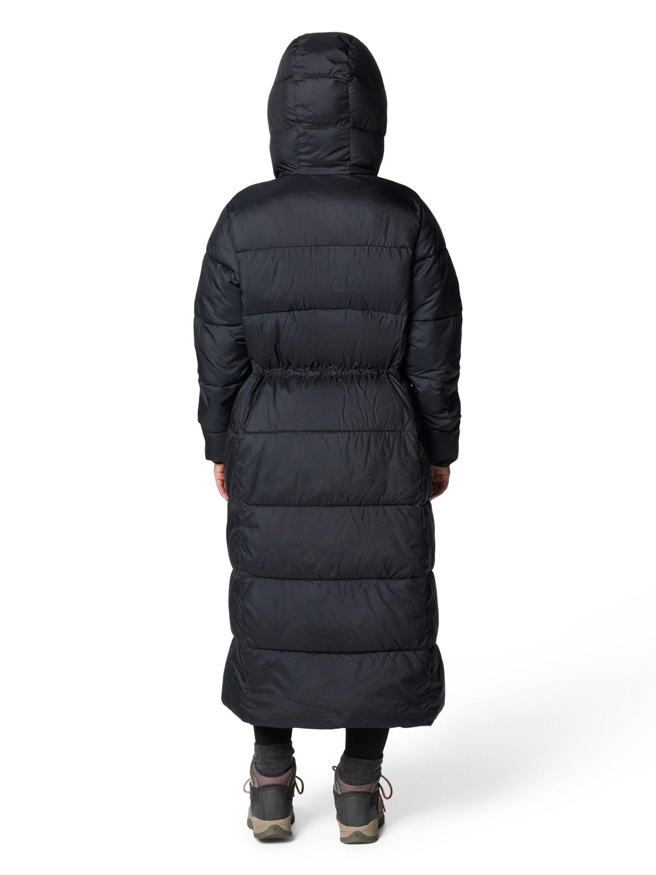 columbia-womens-puffect-ii-long-jacket-blackstillFront