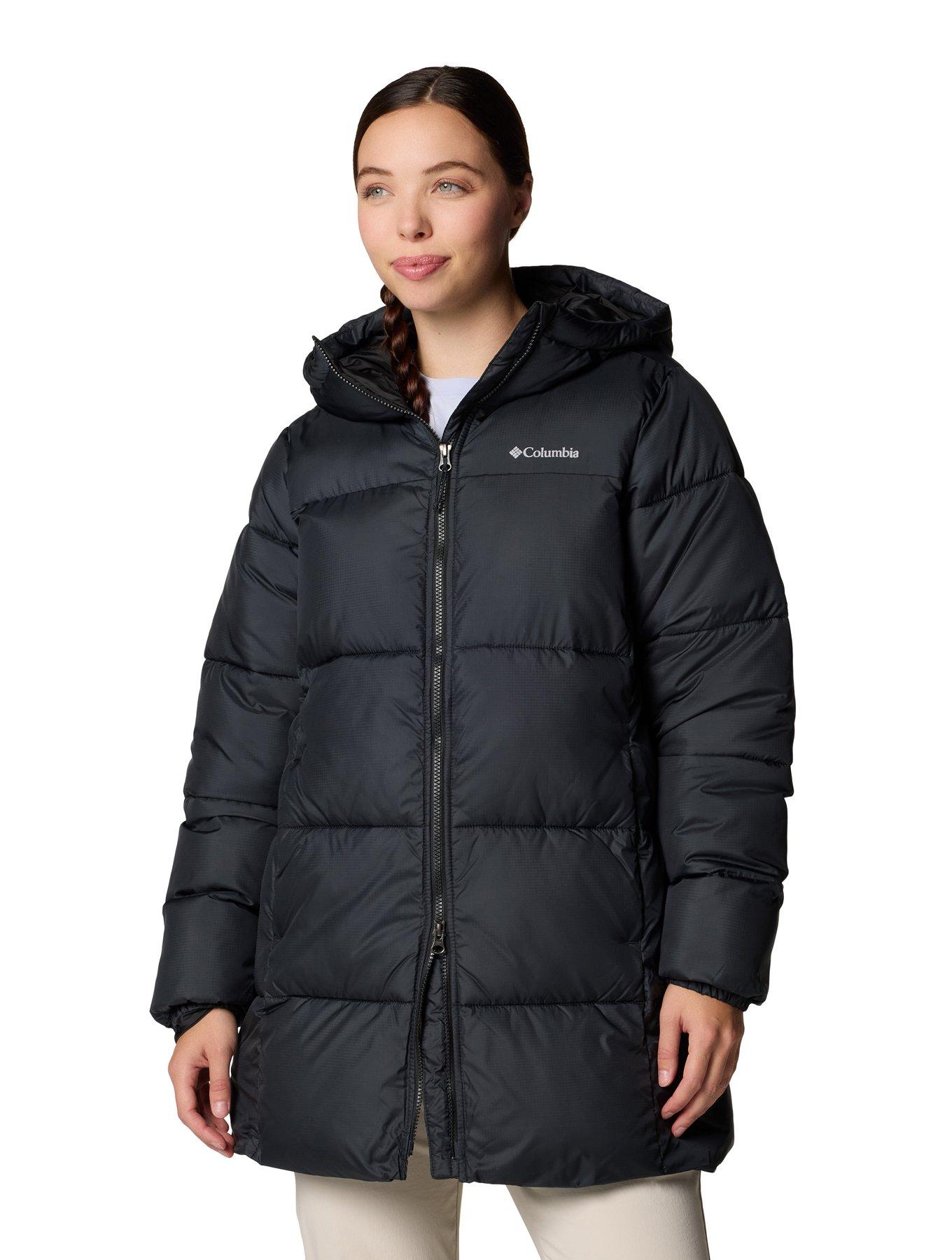 Image 1 of 6 of Columbia Women's Puffect Ii Mid Hooded Jacket - Black